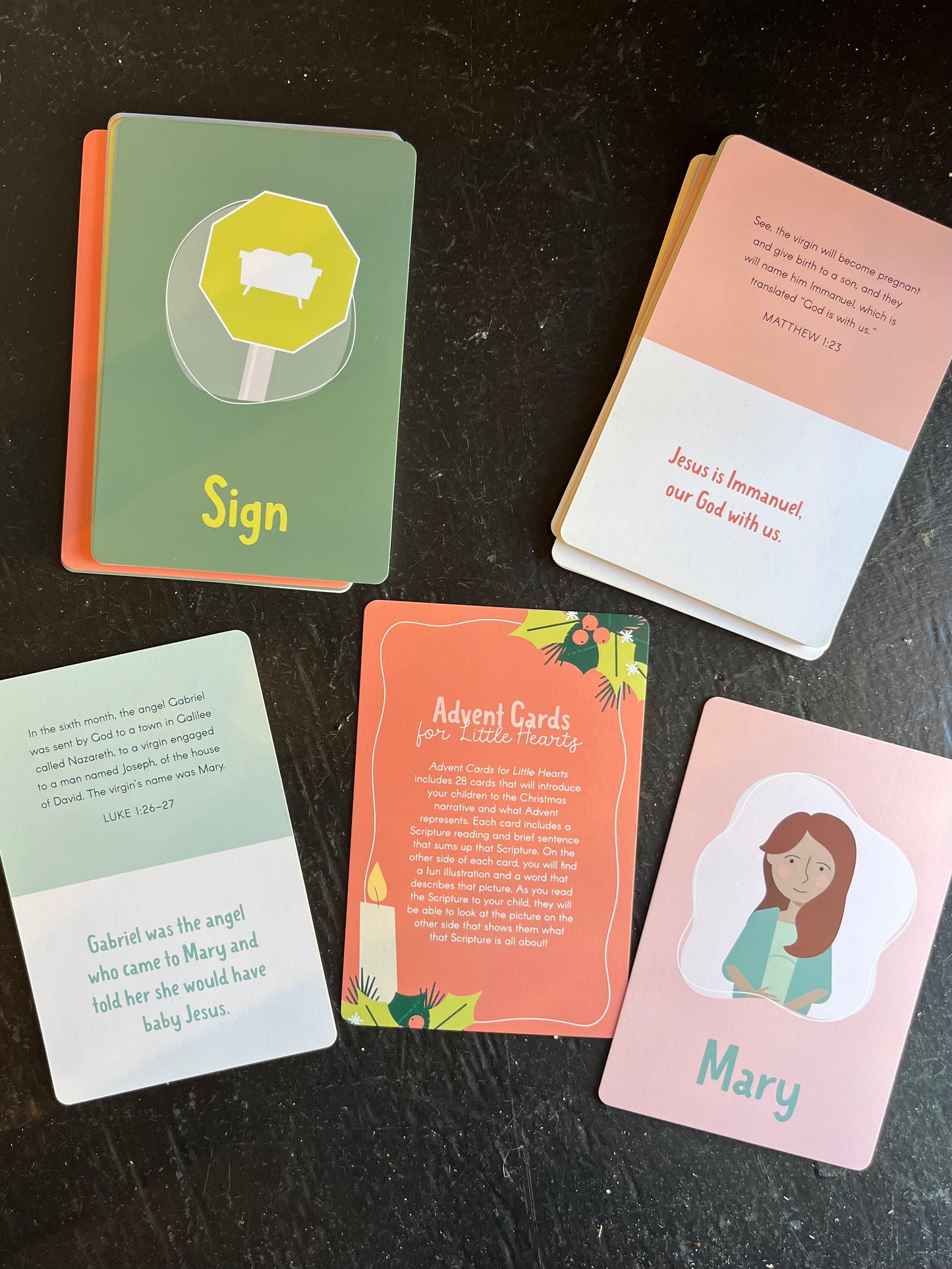 Advent Cards for Little Hearts