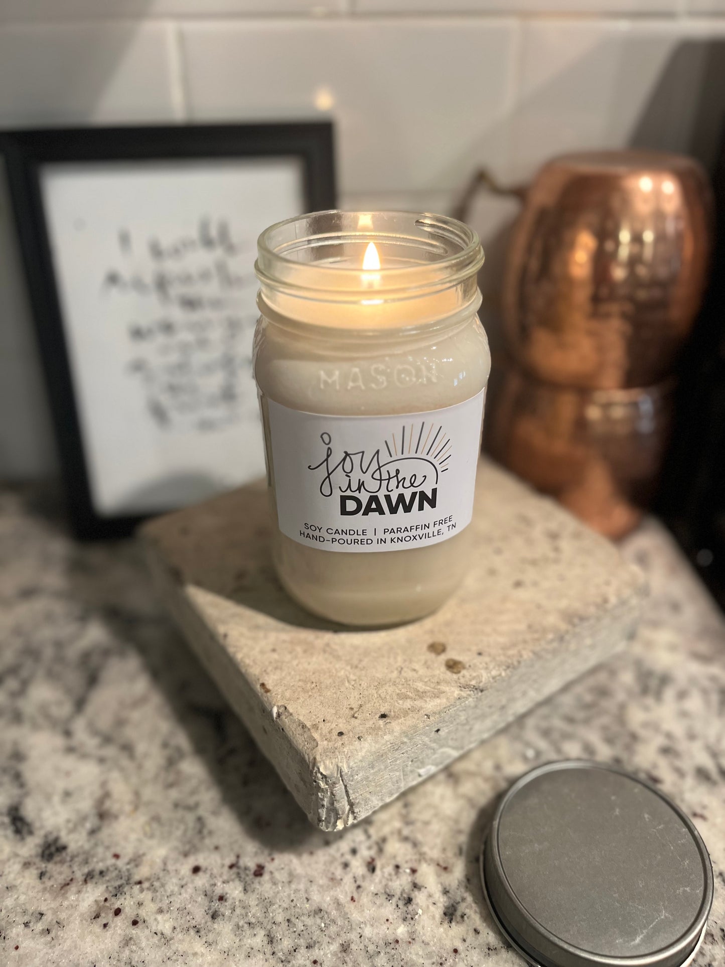 Joy in the Dawn Candle