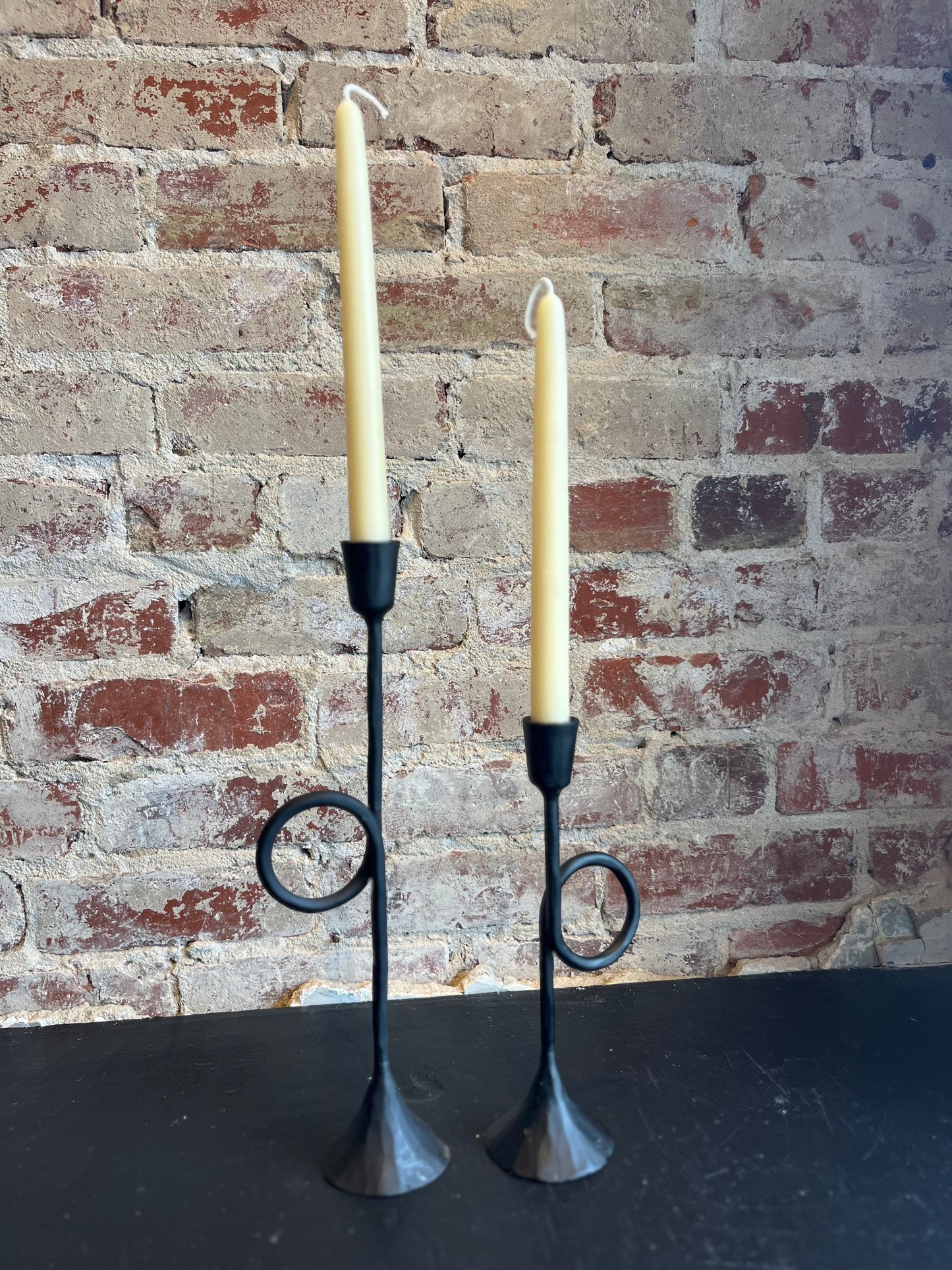 Cast Iron Taper Candle Holder - Large