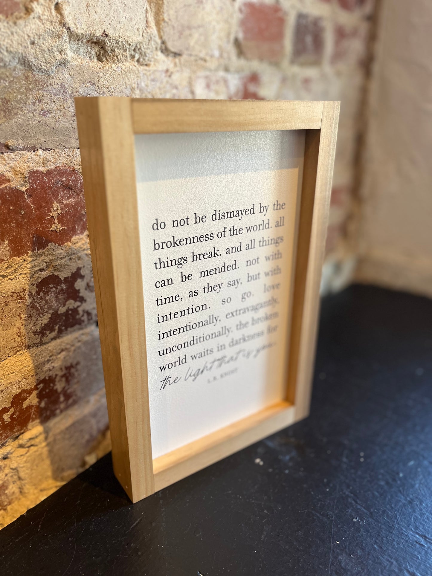 Do Not Be Dismayed Wall Art- 8x12"