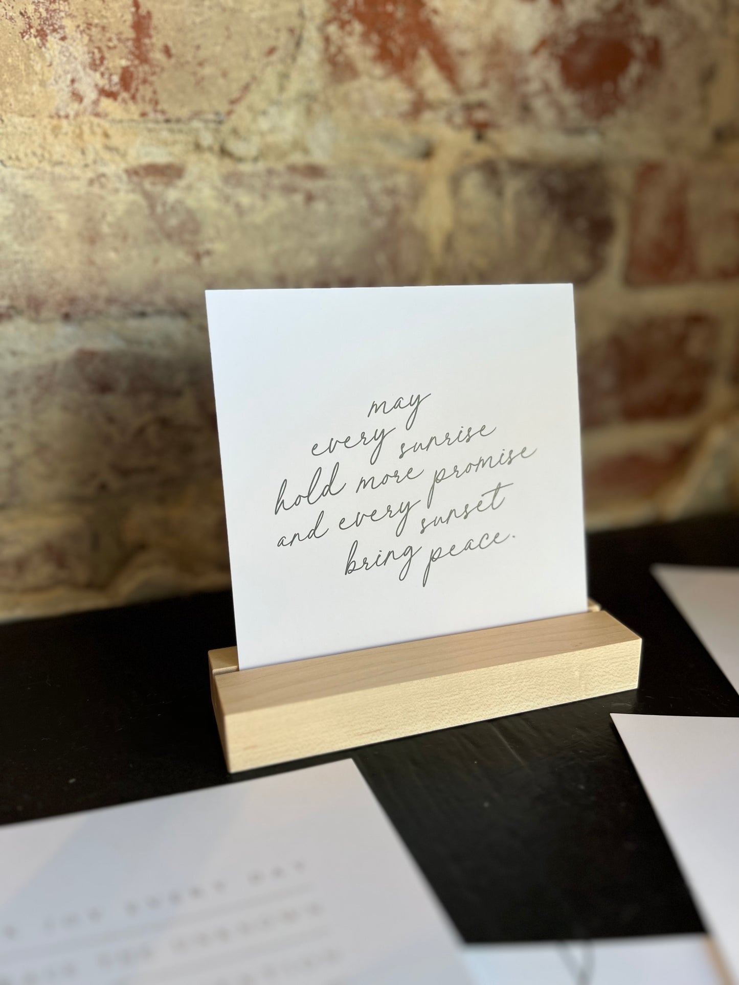 Inspirational Art Bundle + Wood Holder