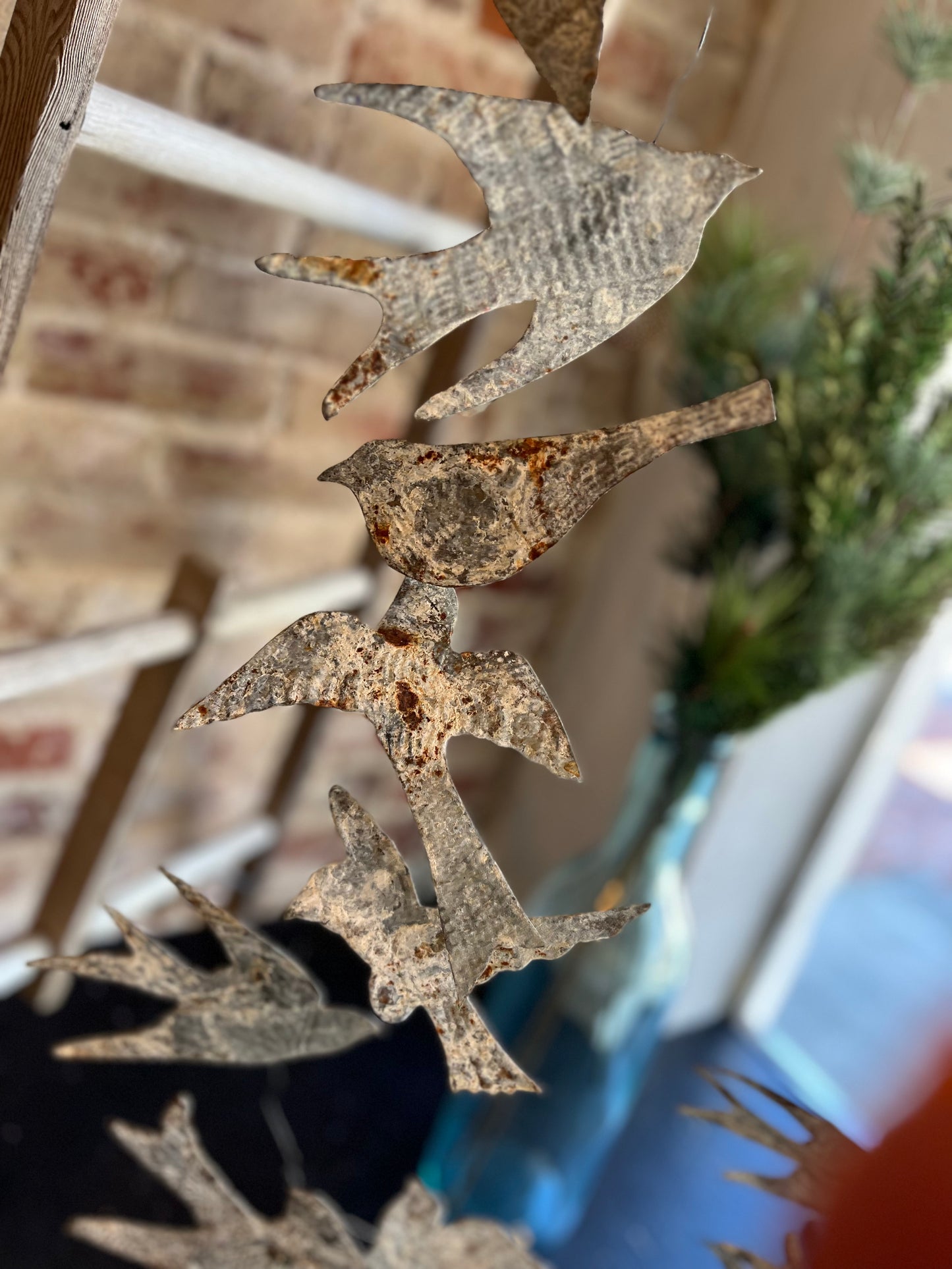 Metal Bird Garland