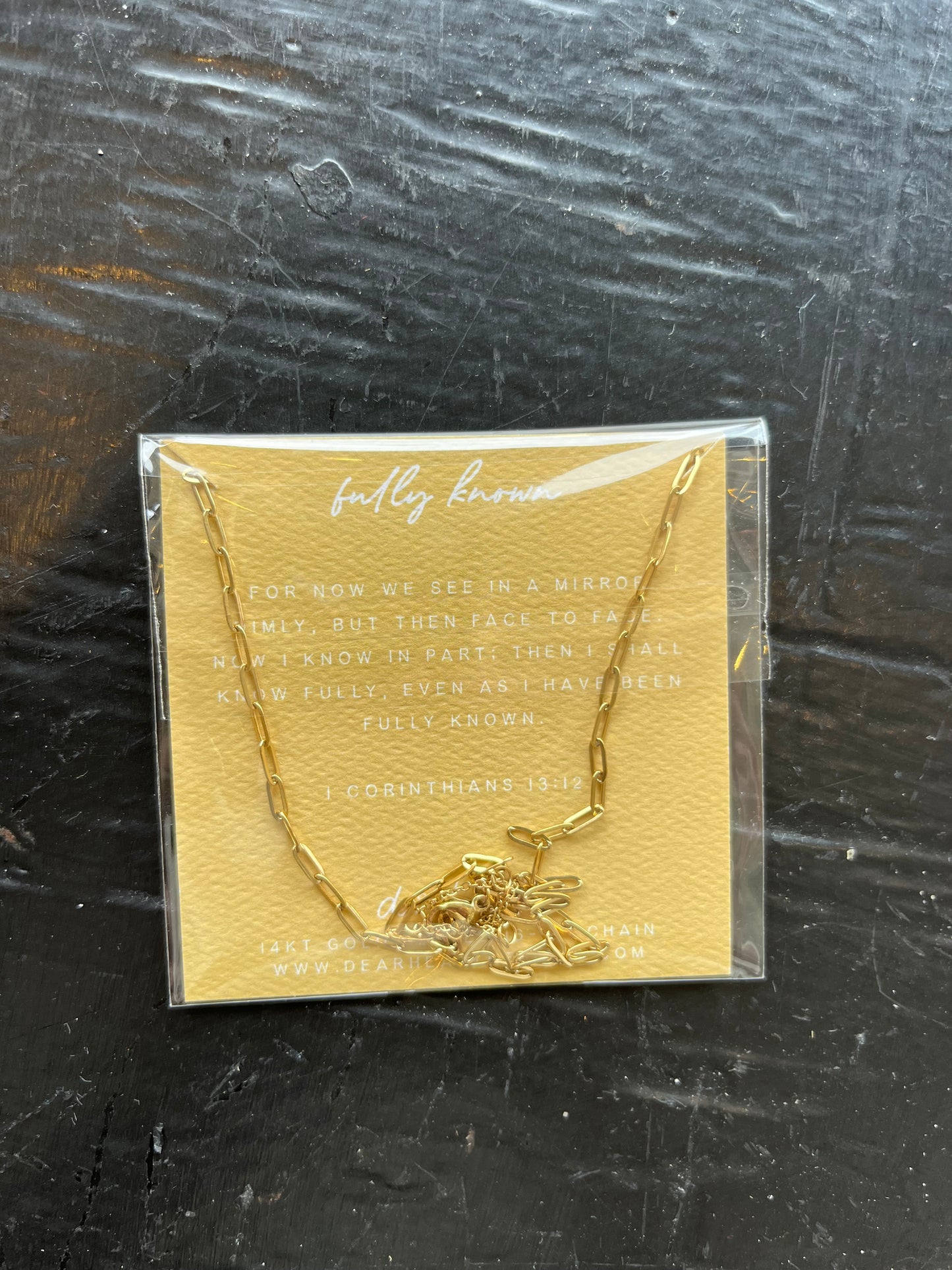 Fully Known Tag Necklace