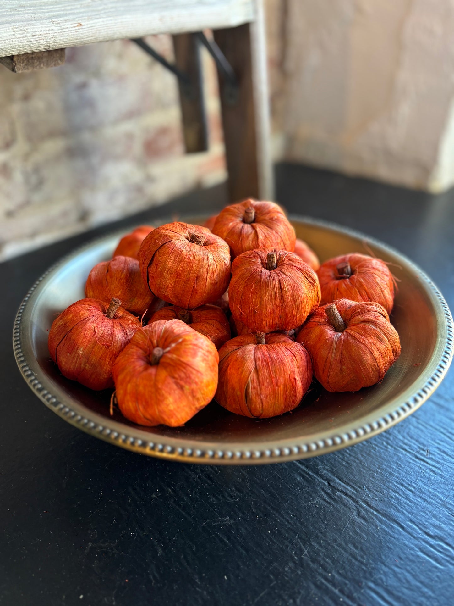 Dried Mini Pumpkins- Orange