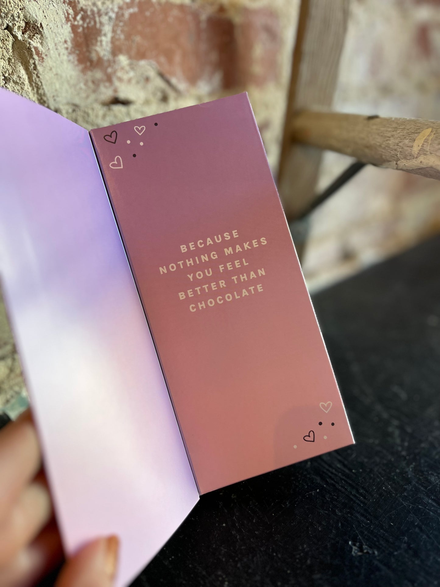 Self Care 101 Chocolate Greeting Card