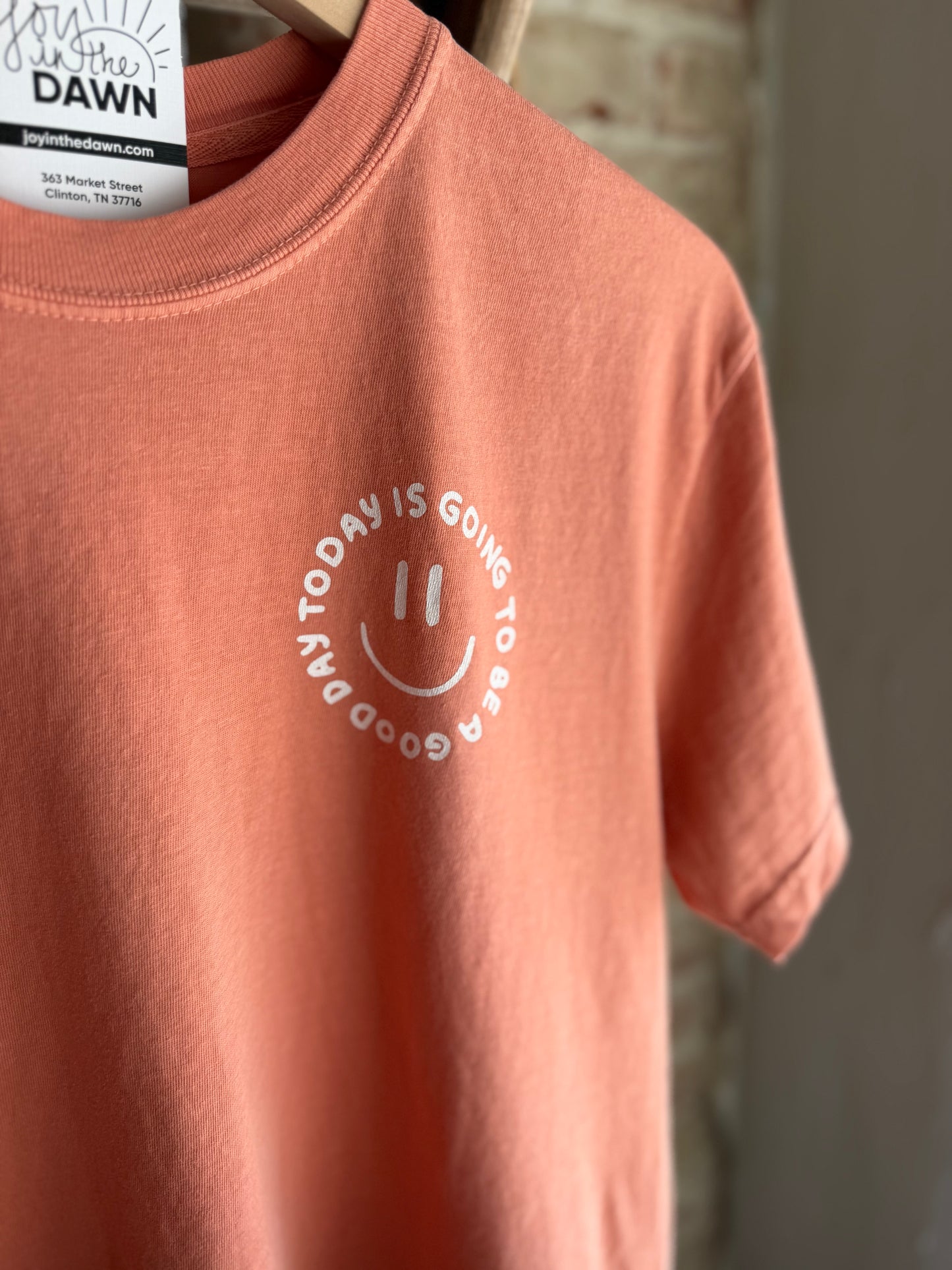 Good Day Tee- Terracotta