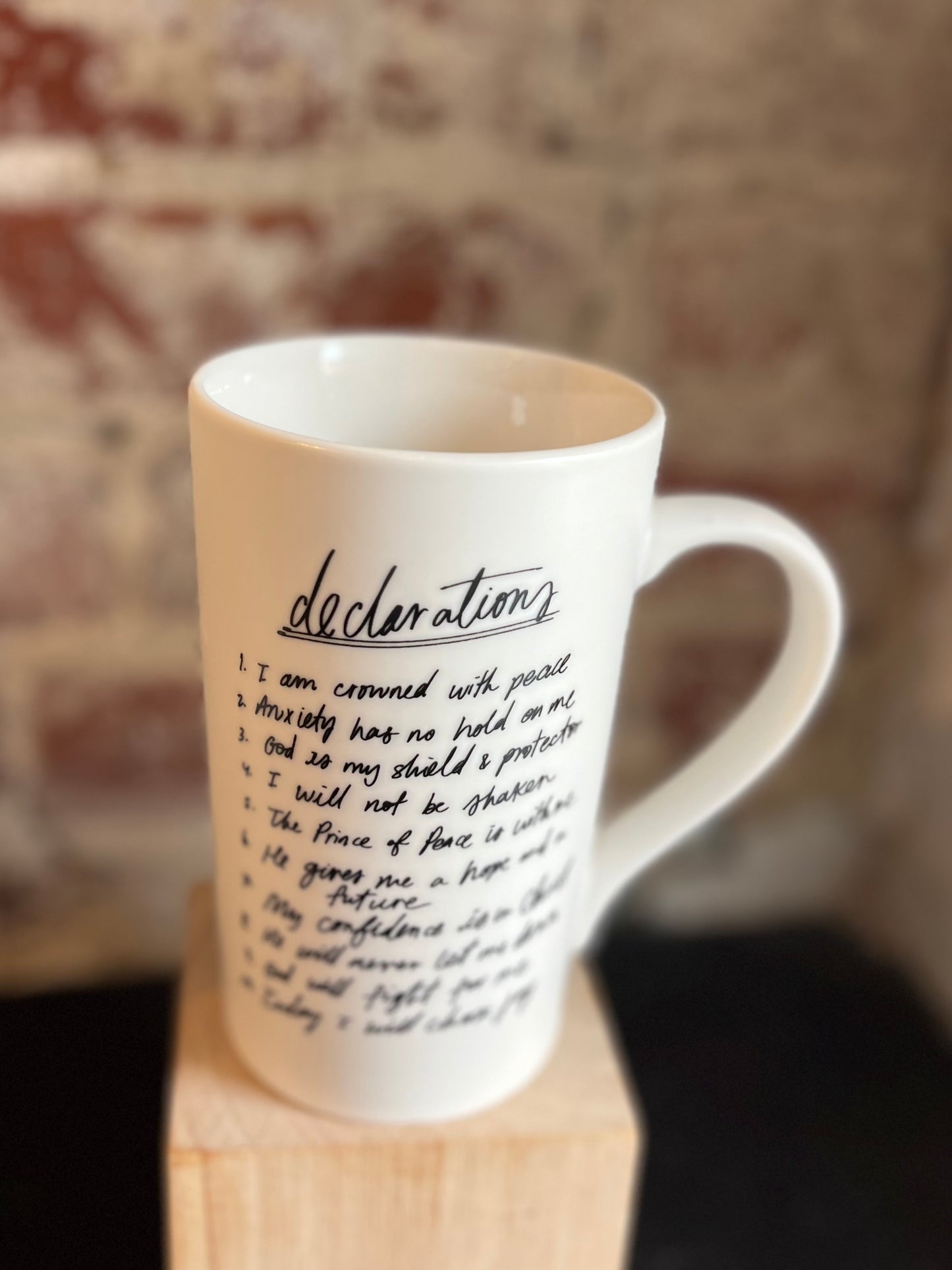 Morning Declarations Mug