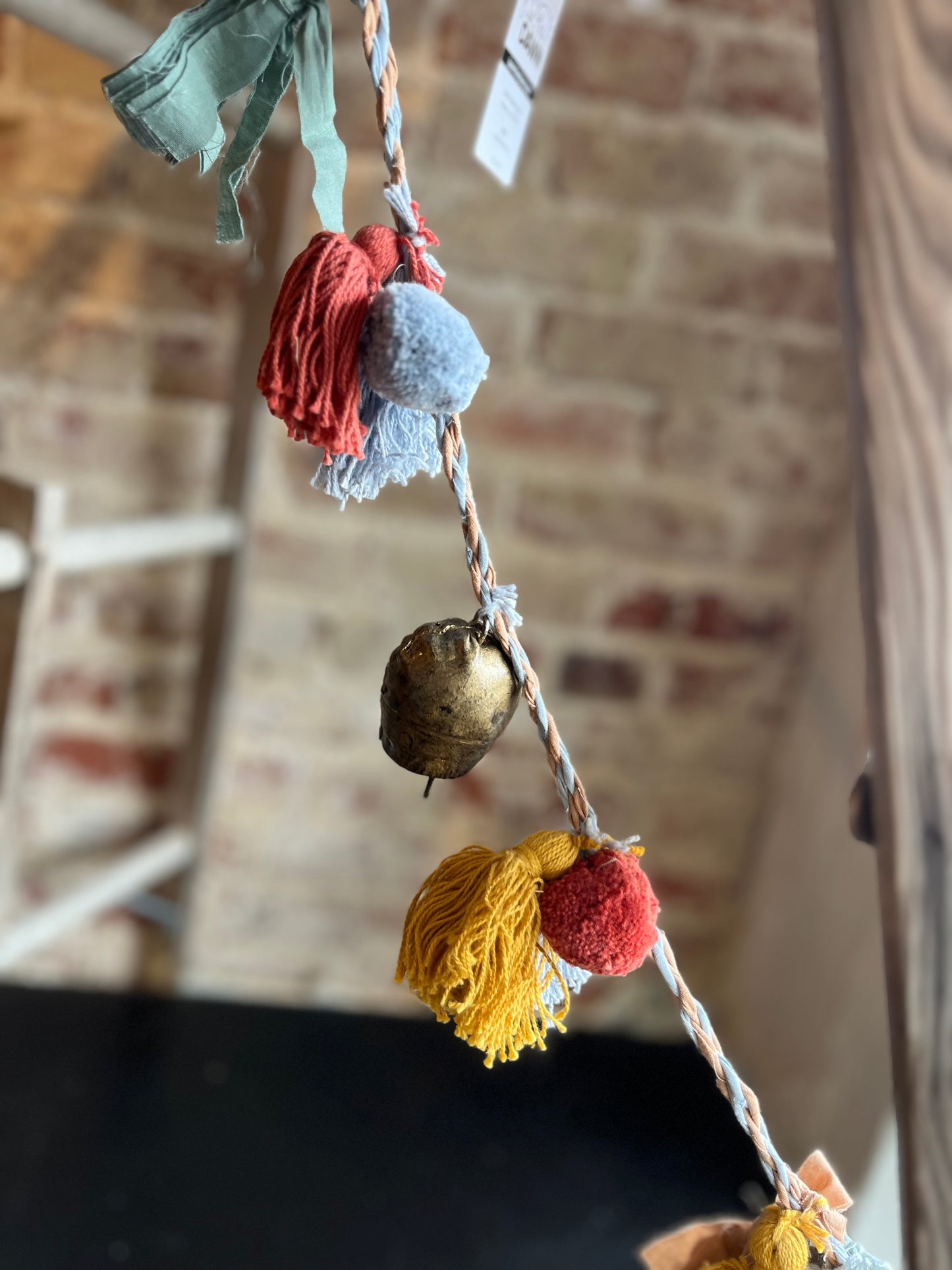 Flower Bell Tassel Garland