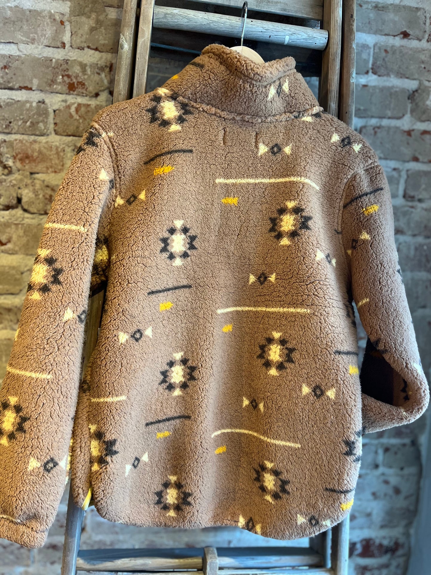 Ultra Plush Aztec Sherpa