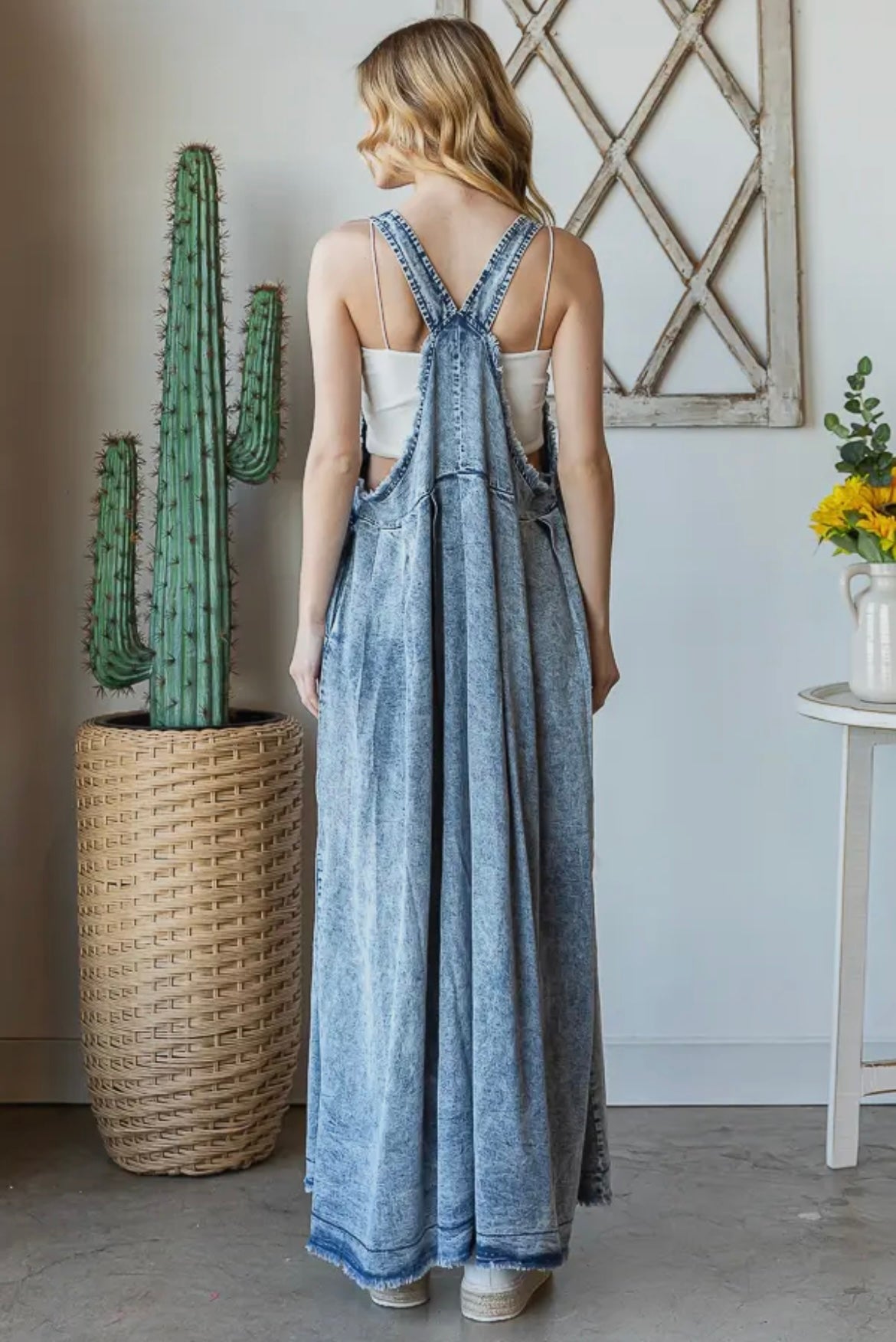 Tencel Overall Maxi Dress