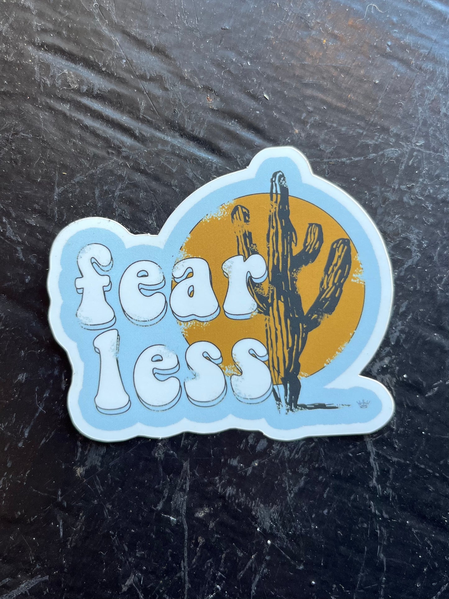 Fear Less Sticker