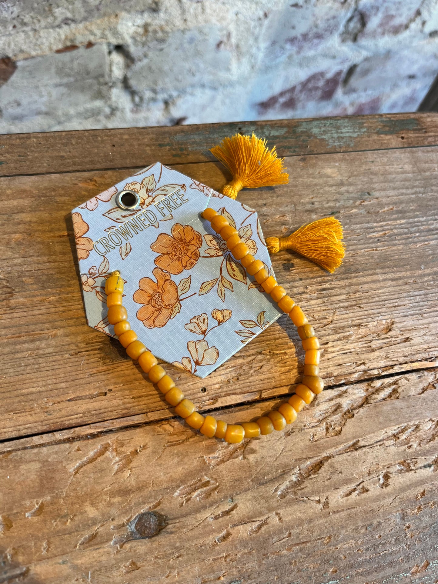 Be the Light Bracelet- Mustard