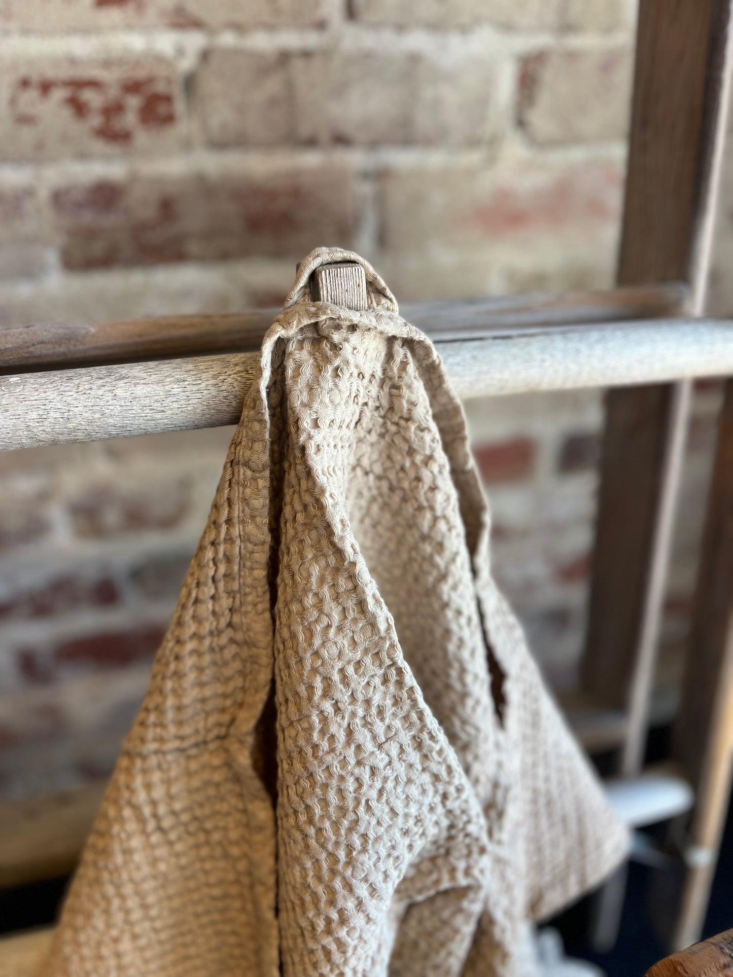 Waffle Hand Towel - Beige