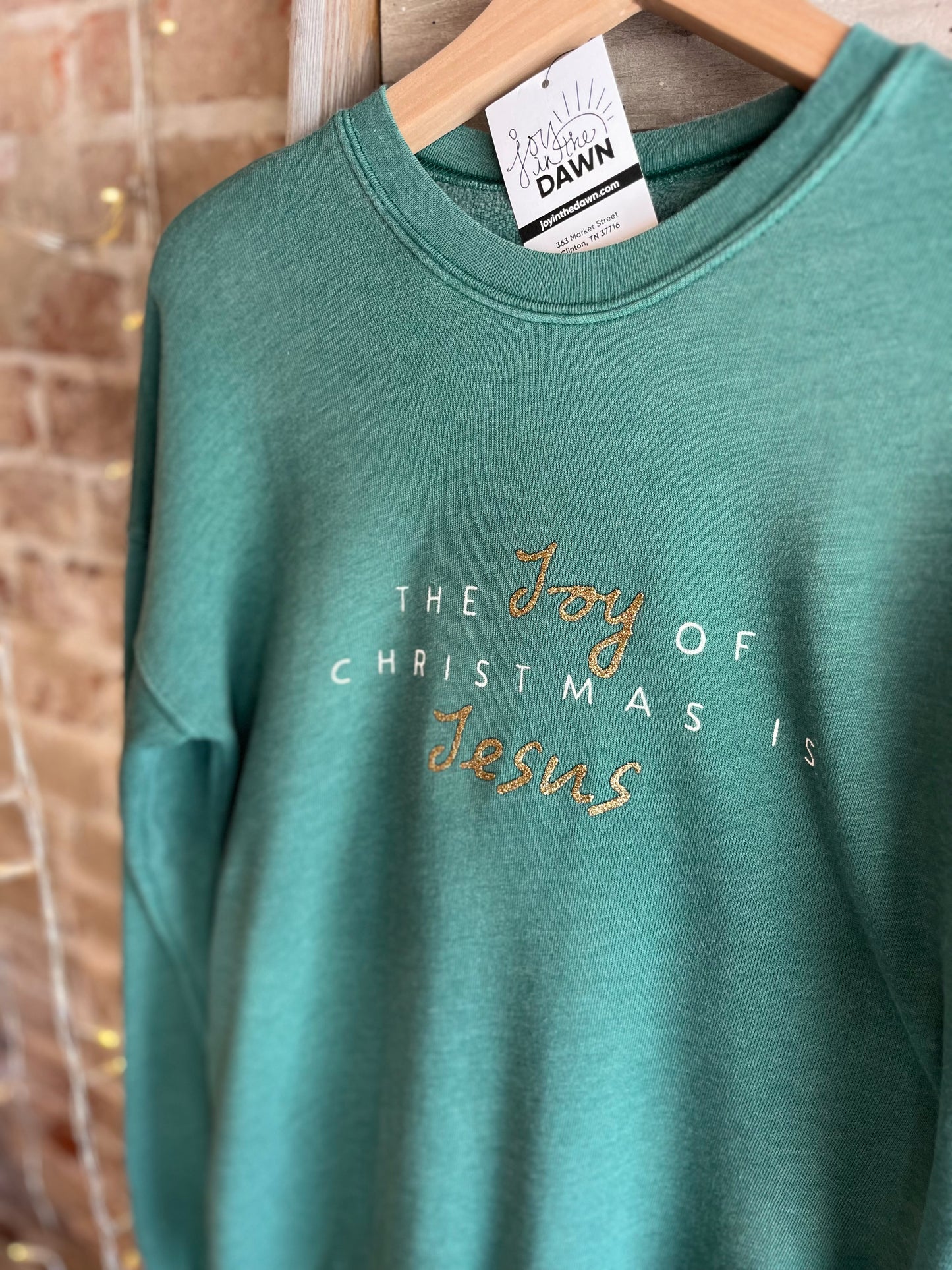Joy of Christmas Sweatshirt - Green