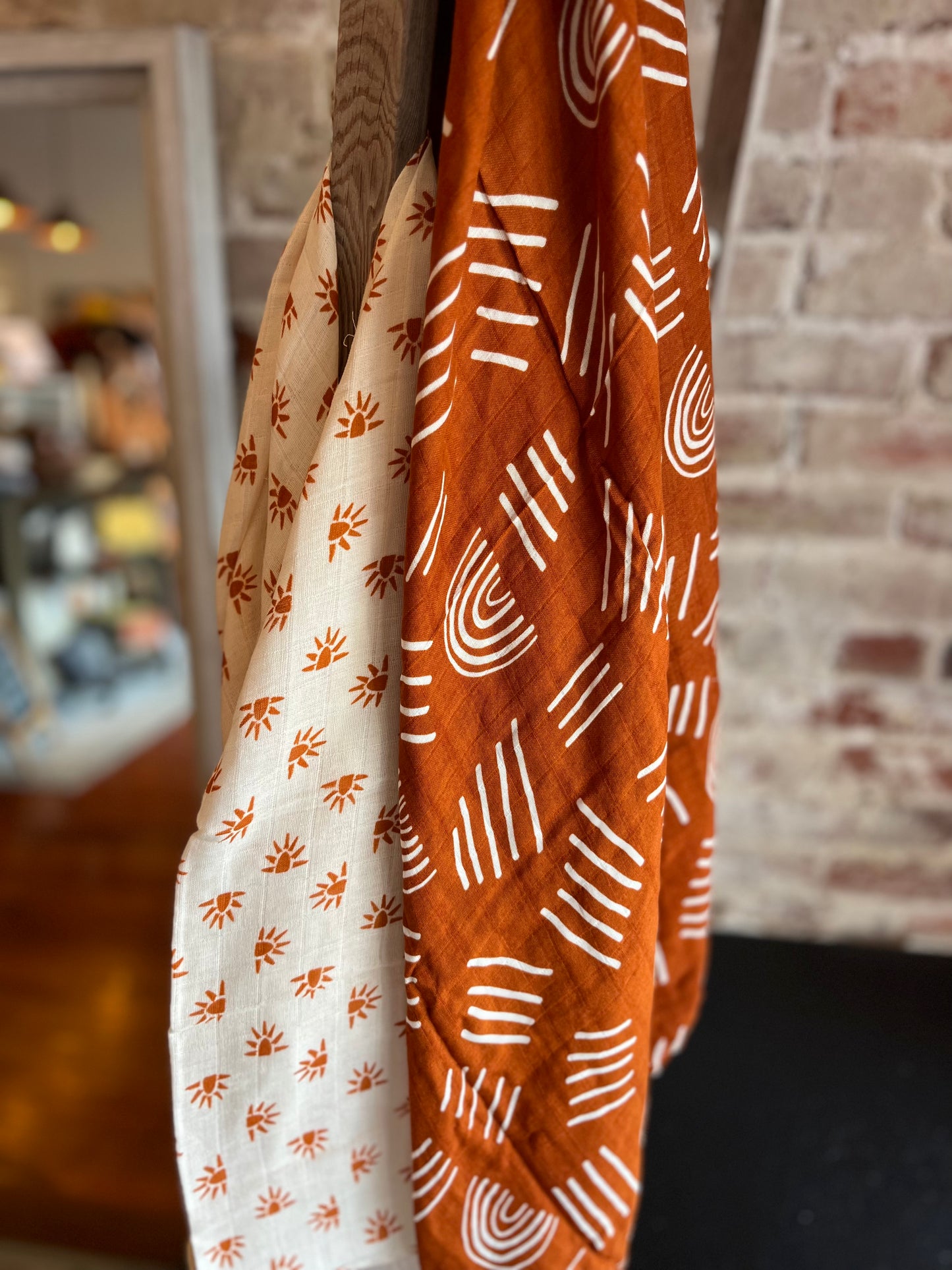 Rainbow Muslin Swaddle