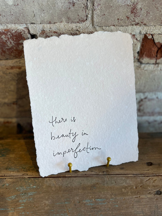 There is Beauty in Imperfection