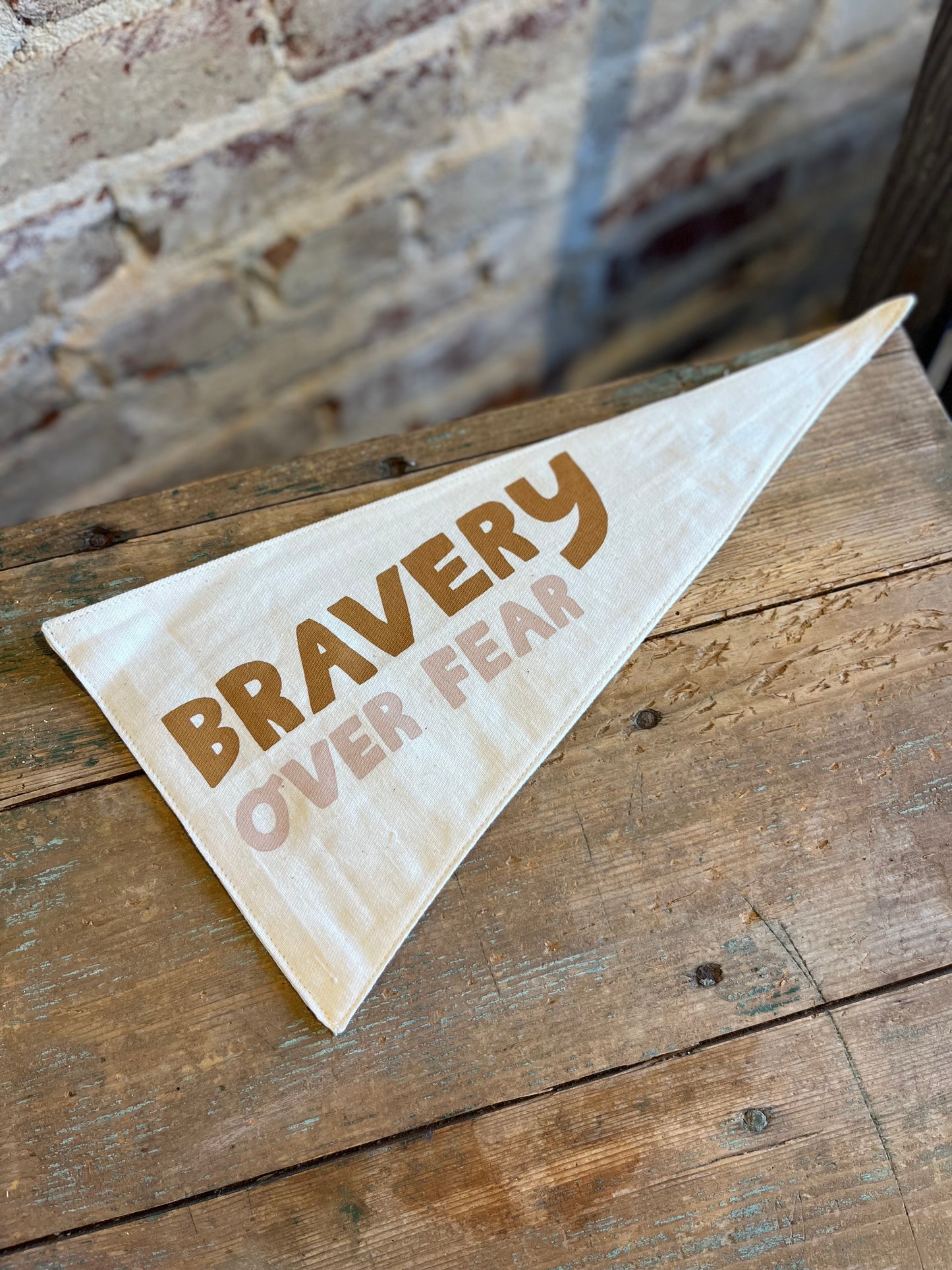 Bravery Over Fear Pennant