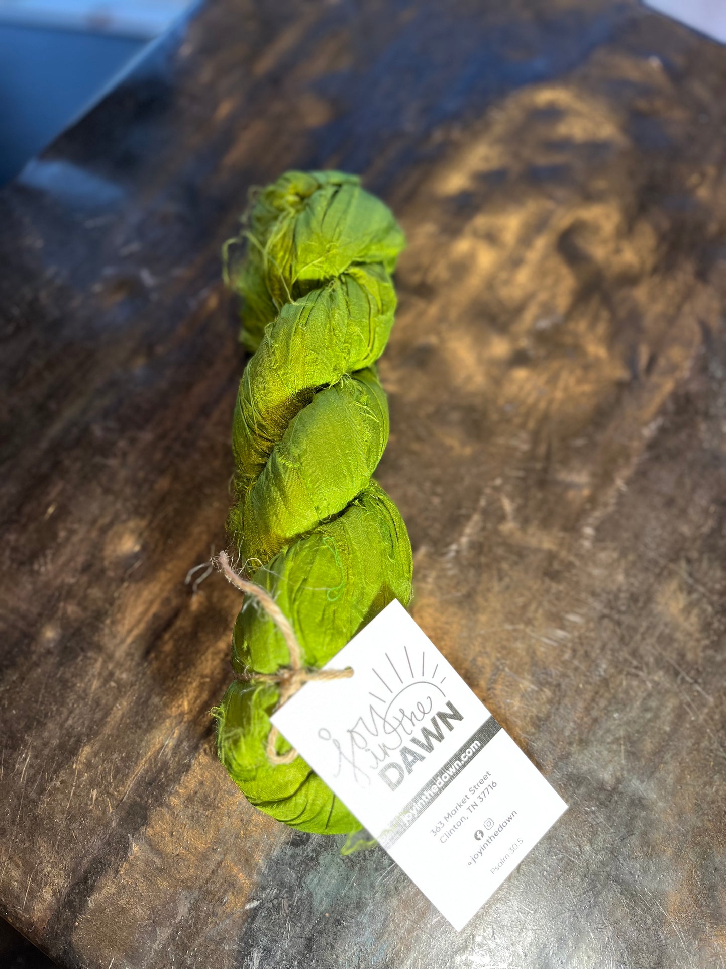 Silk Ribbon - Green