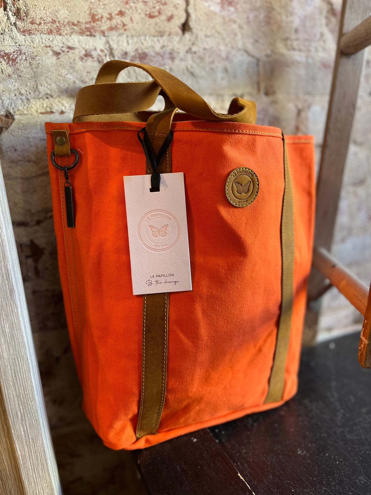 Be The Change Canvas Tote