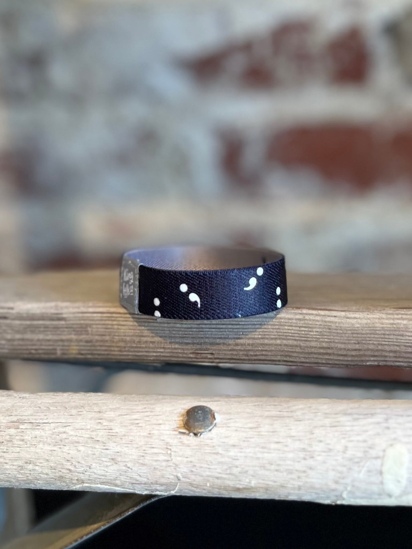 Semicolon Recovery Awareness Bracelet- XL