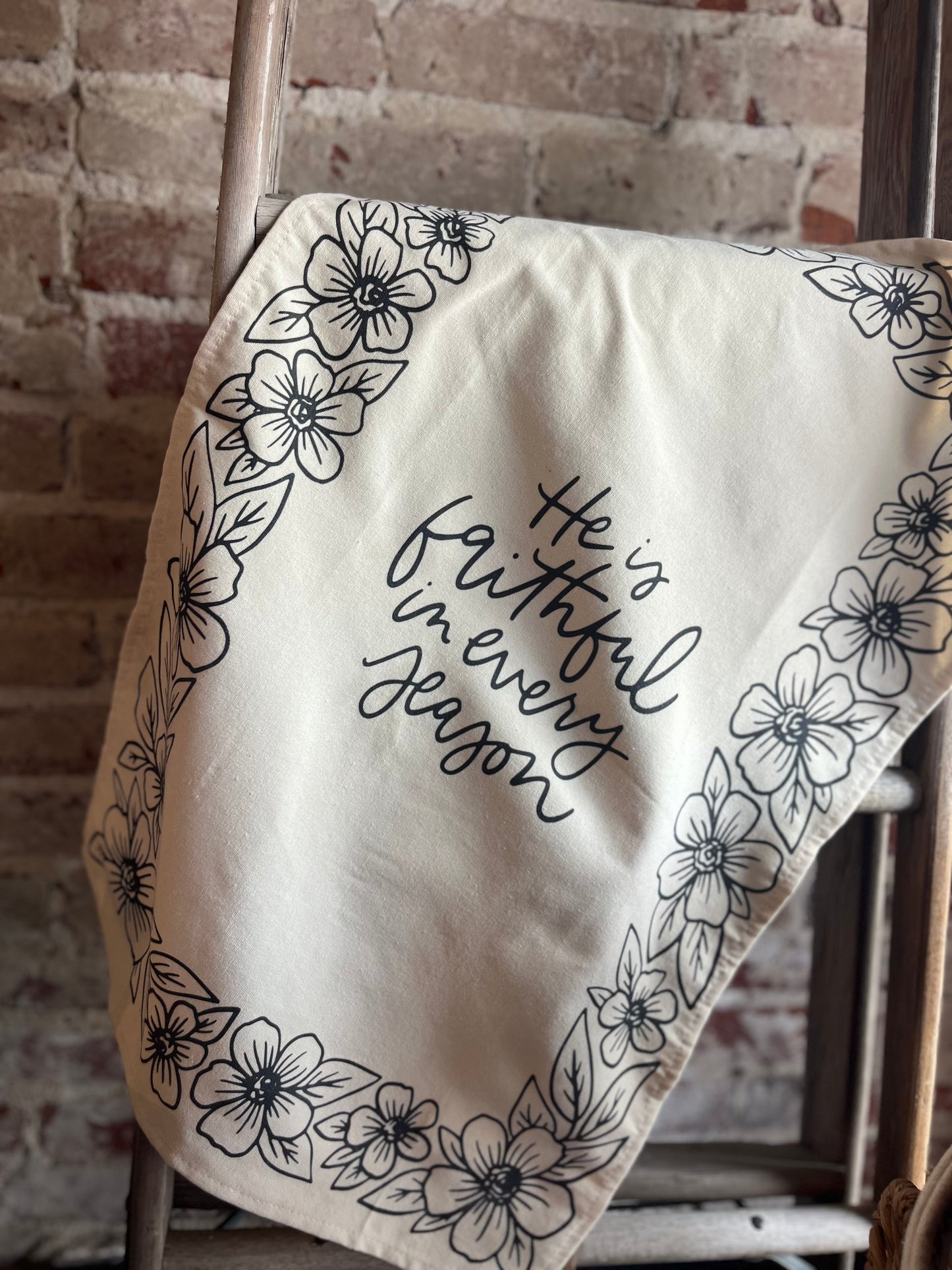 Faithful in Every Season Towel
