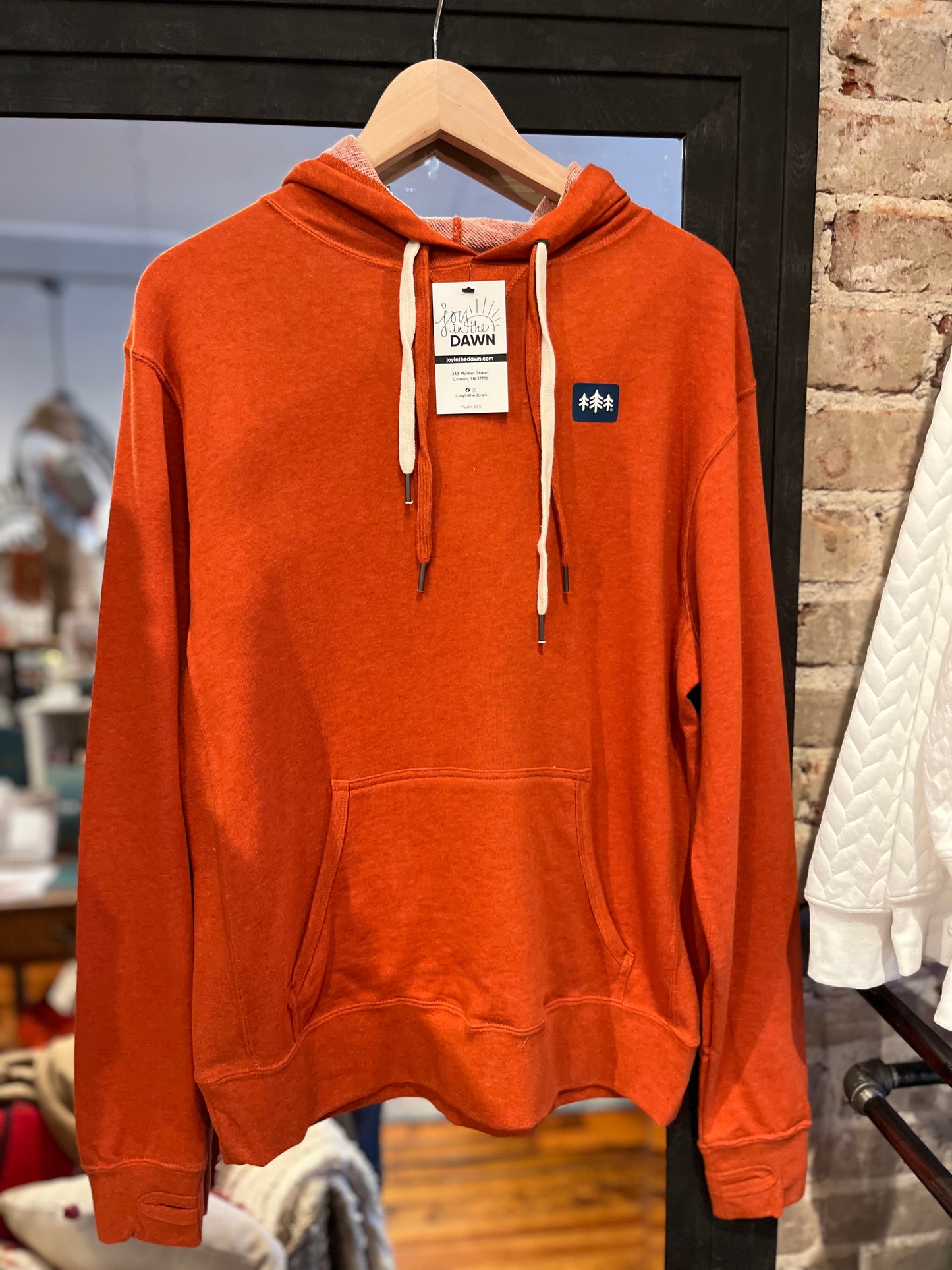 French Terry Hoodie - Burnt Orange