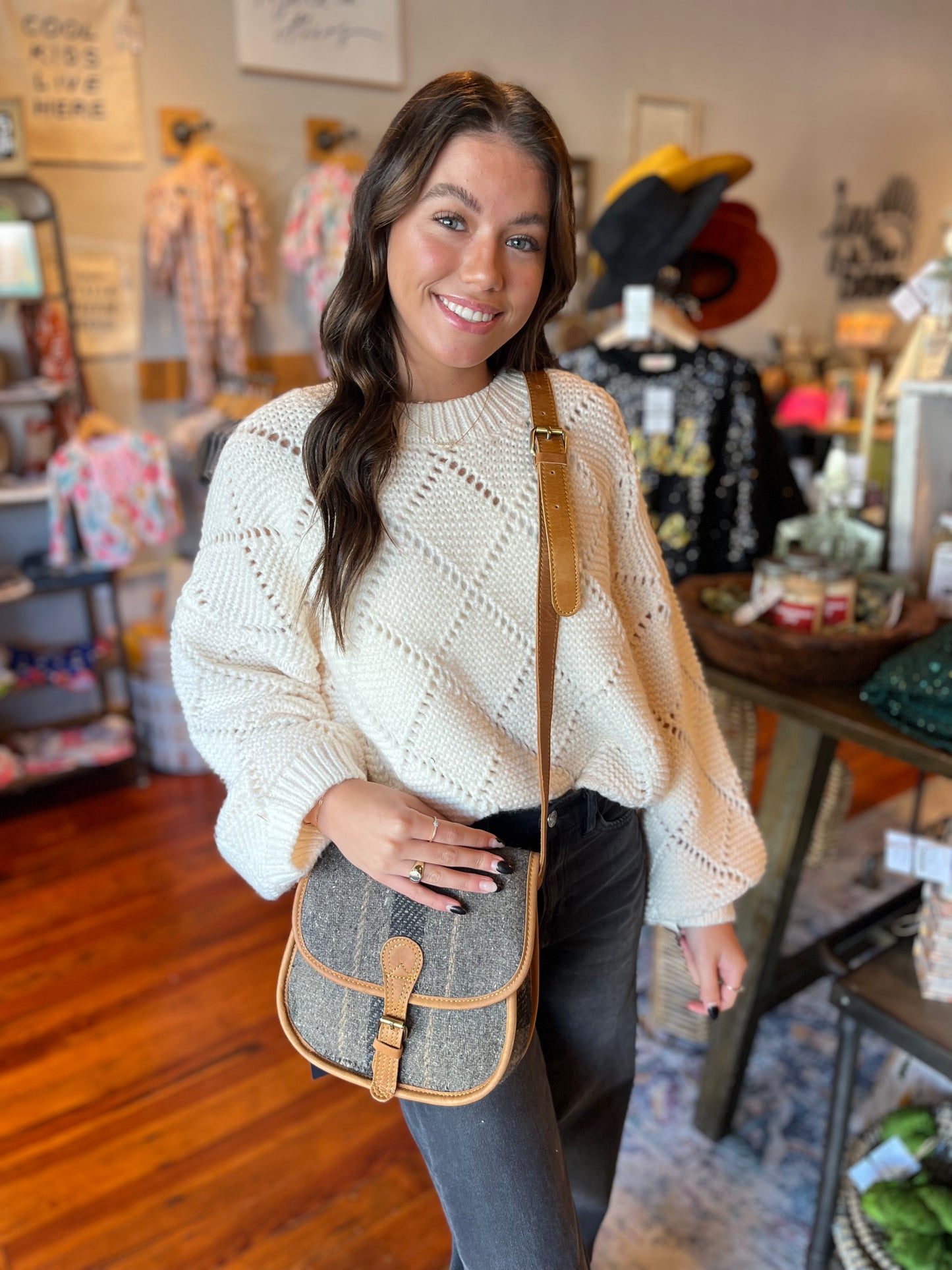 Highland Grey Satchel