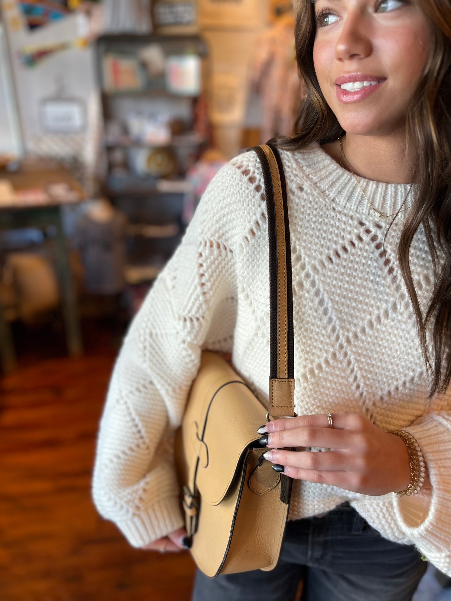 Natural Genuine Leather Handbag