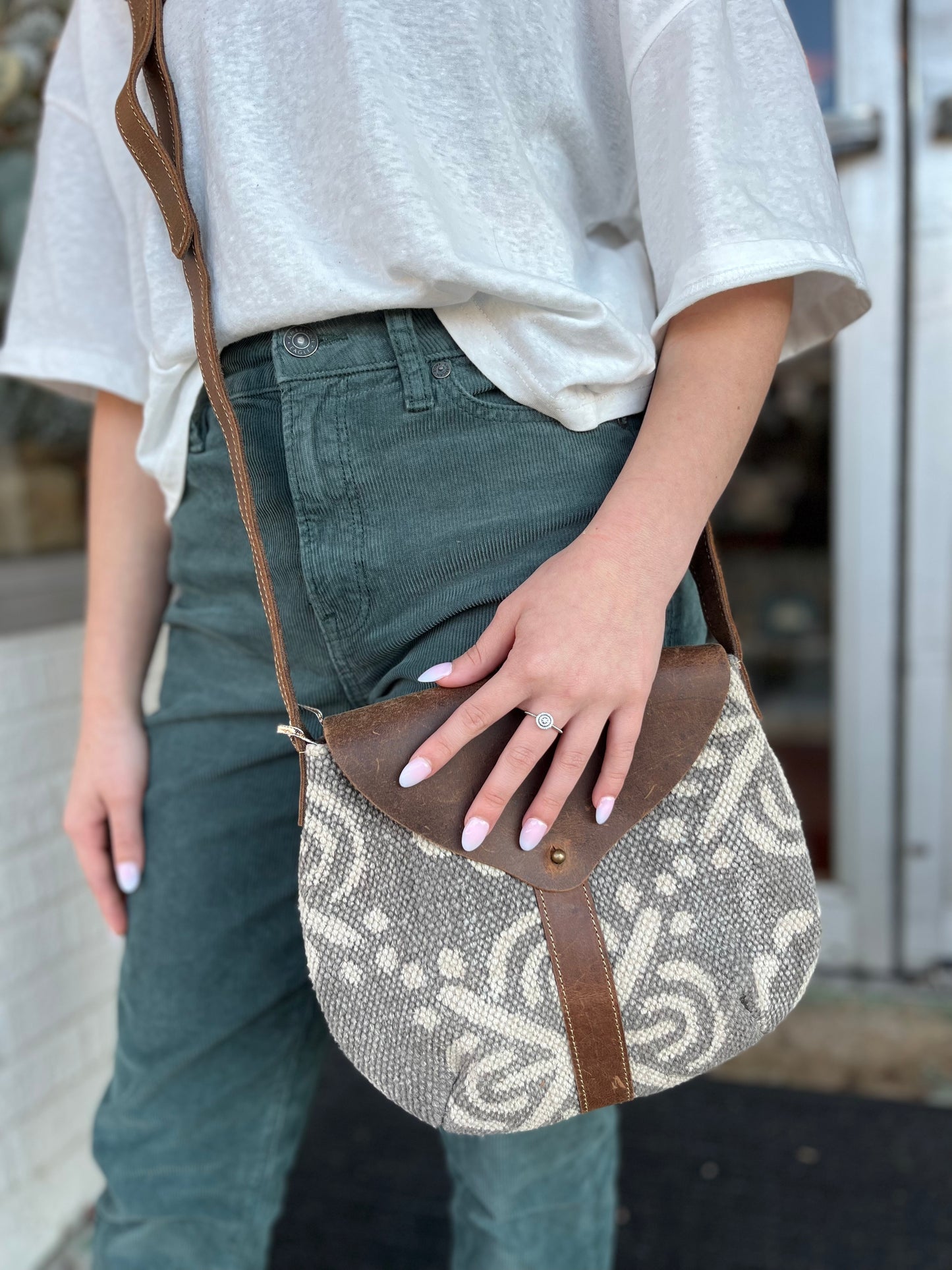 Moroccan Carpet Motif Satchel