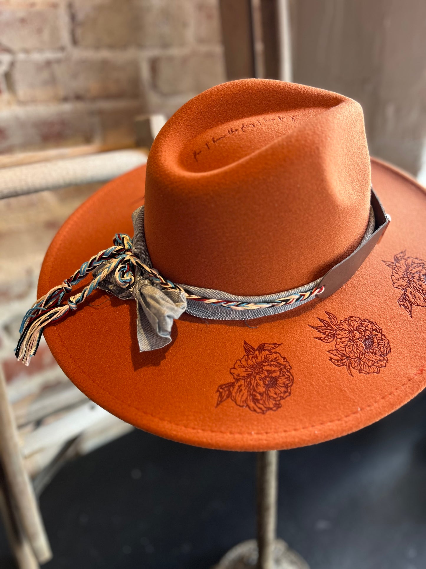 Turquoise Brooch Hat Band