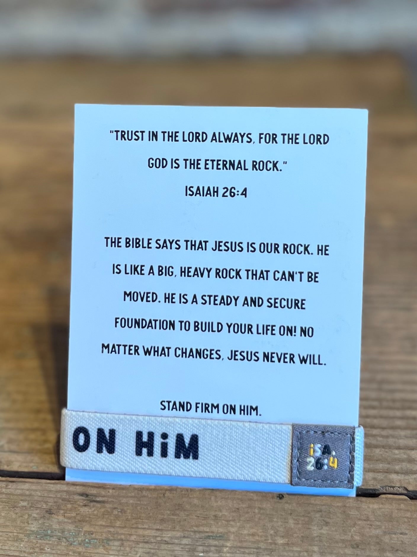 Jesus Rocks Stretchy Bracelet - Kids