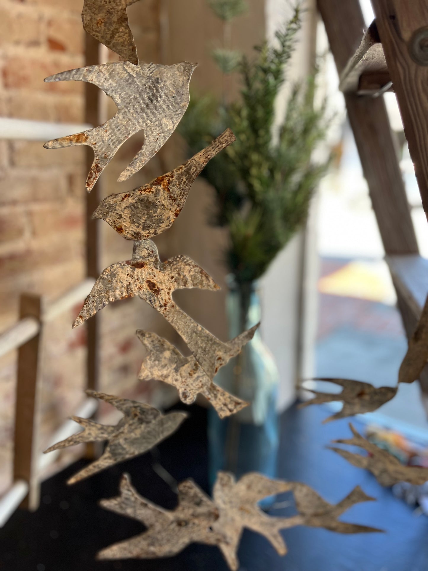 Metal Bird Garland