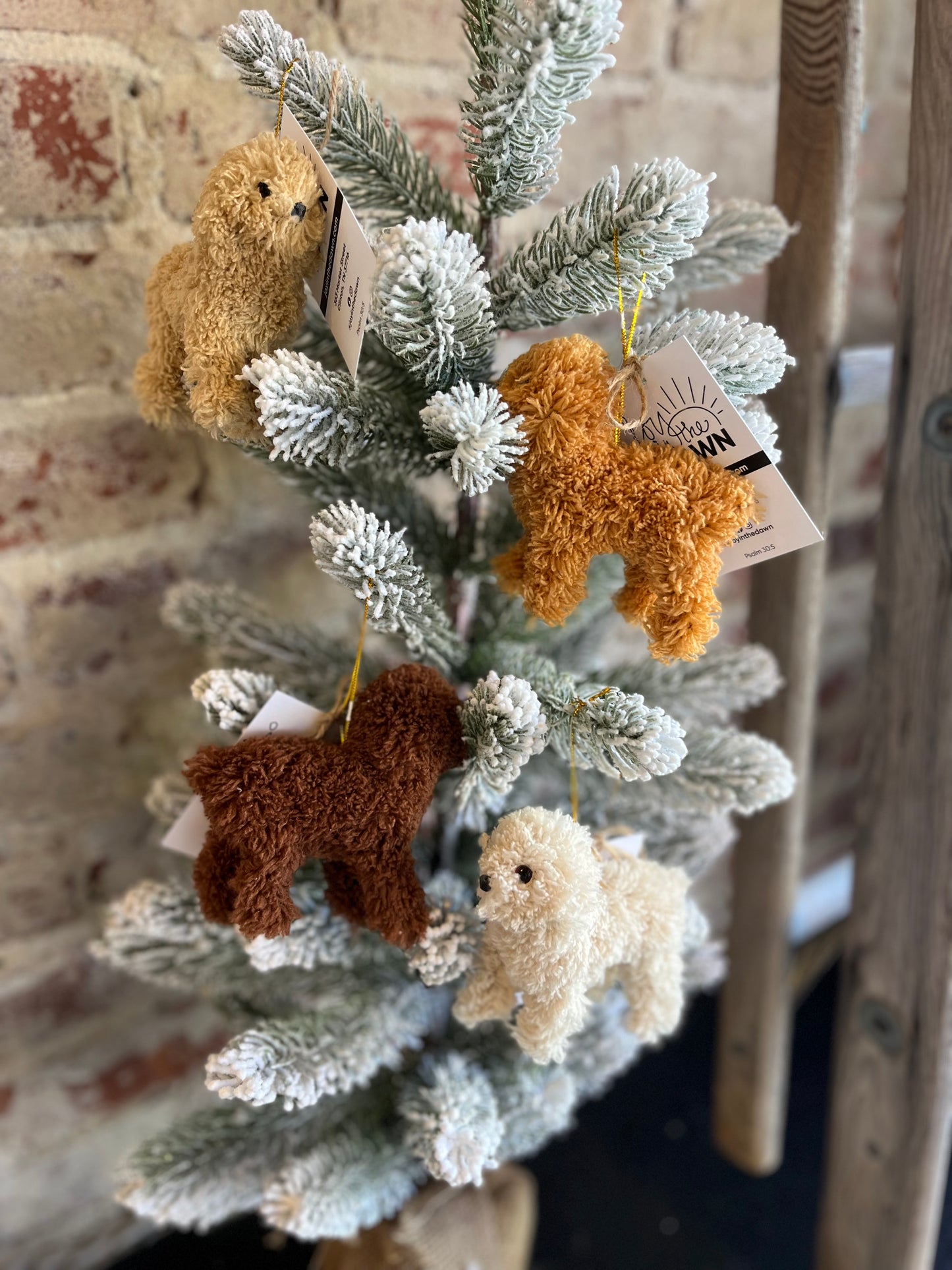 Doodle Ornament- Tan