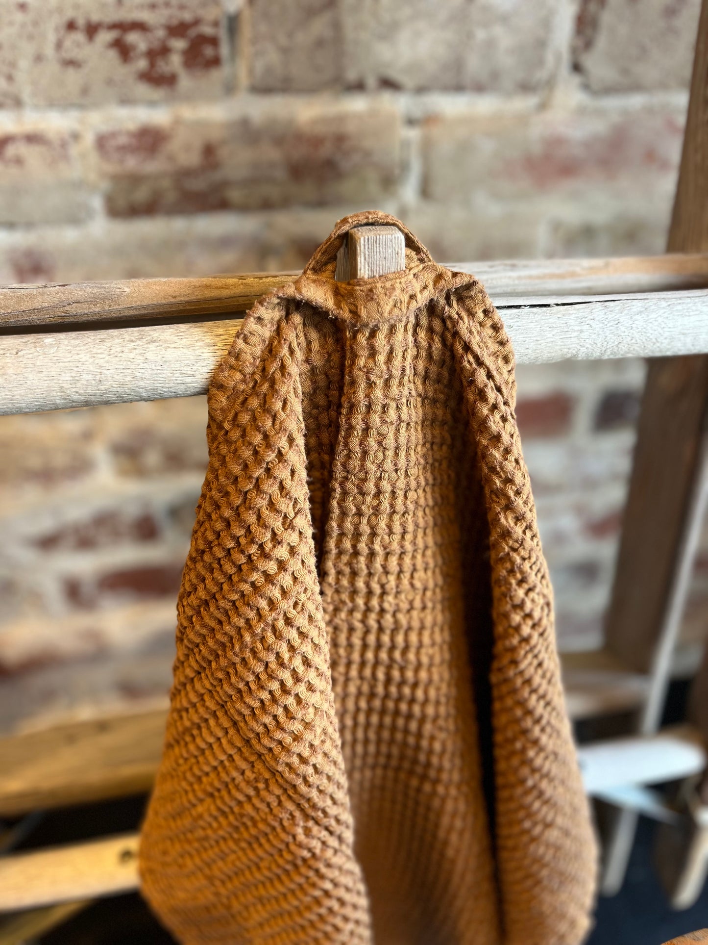 Waffle Hand Towel - Cinnamon