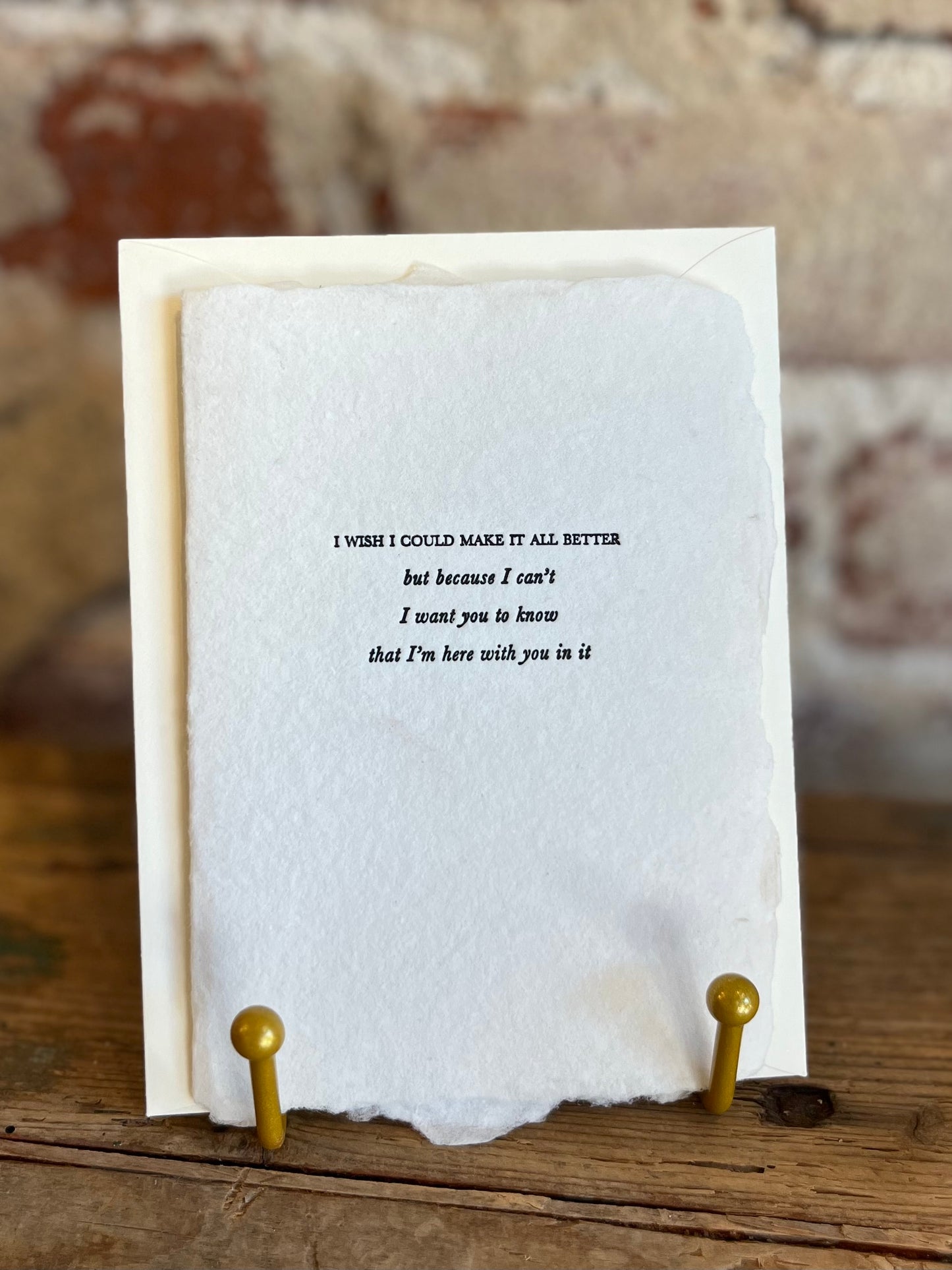 I Wish I could Make it Better Card