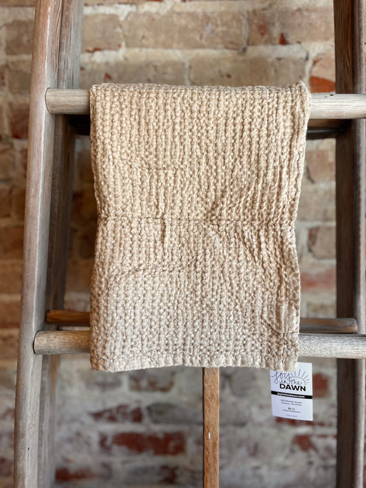 Waffle Hand Towel - Beige