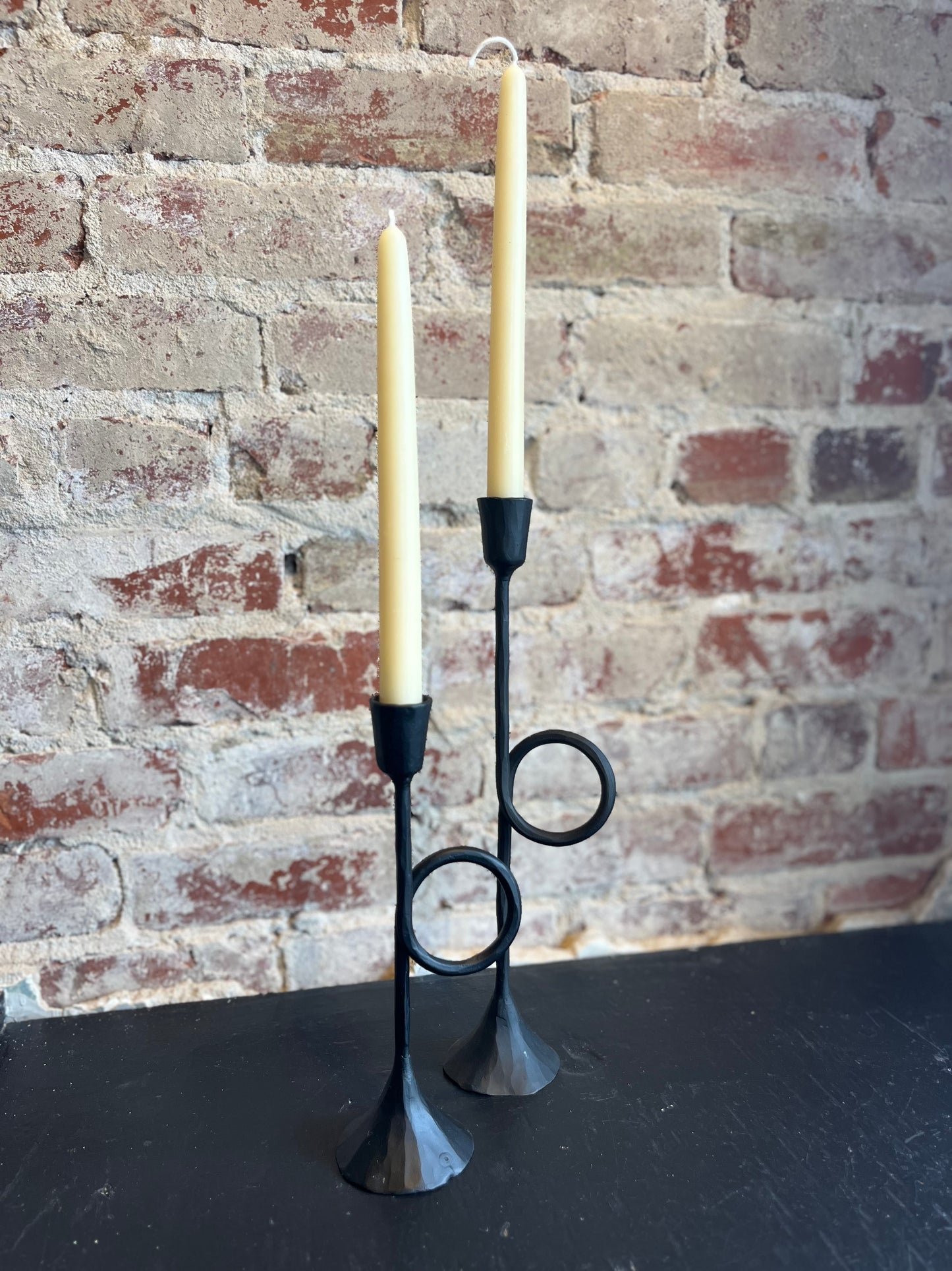 Cast Iron Taper Candle Holder - Large