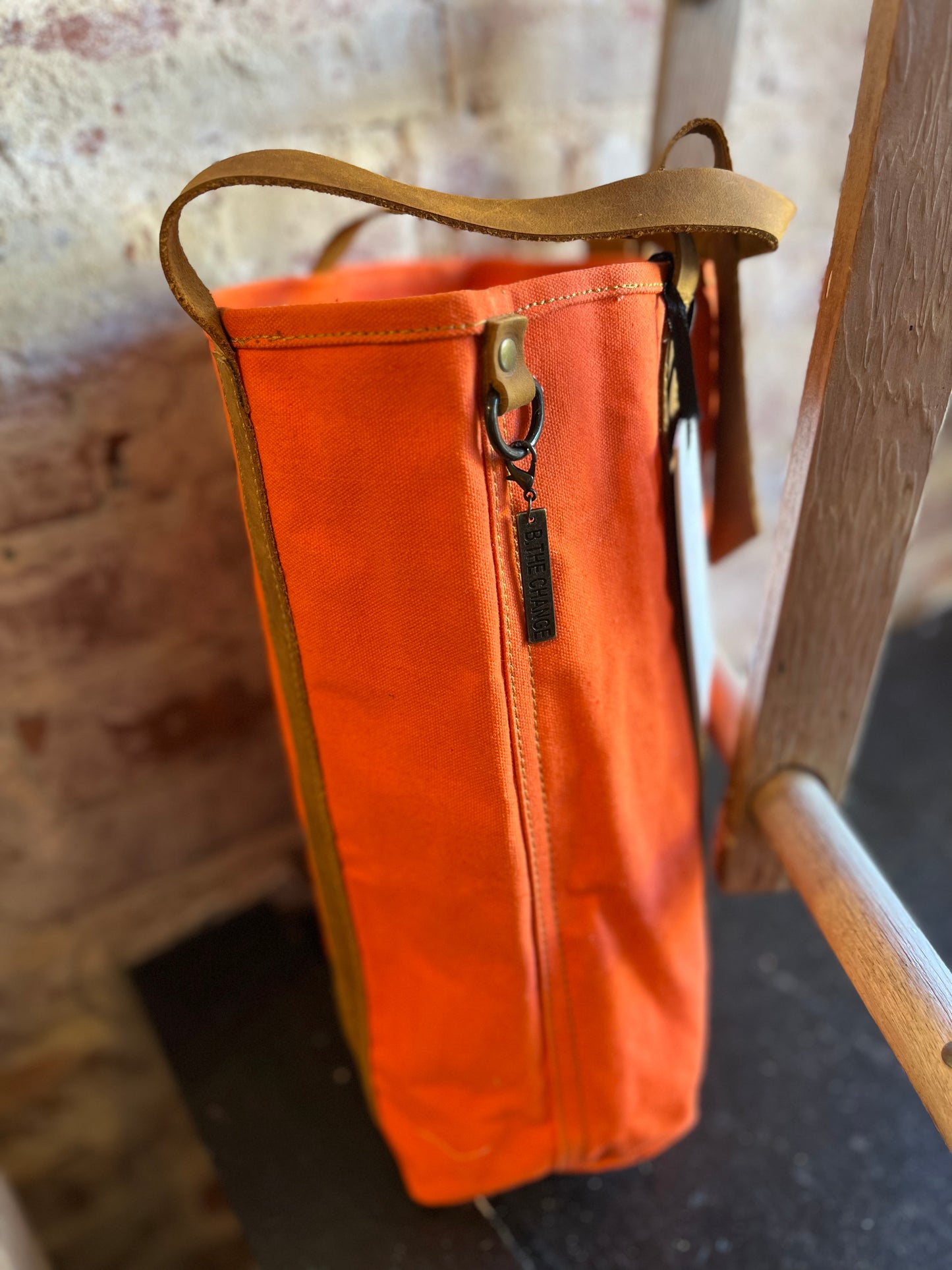 Be The Change Canvas Tote