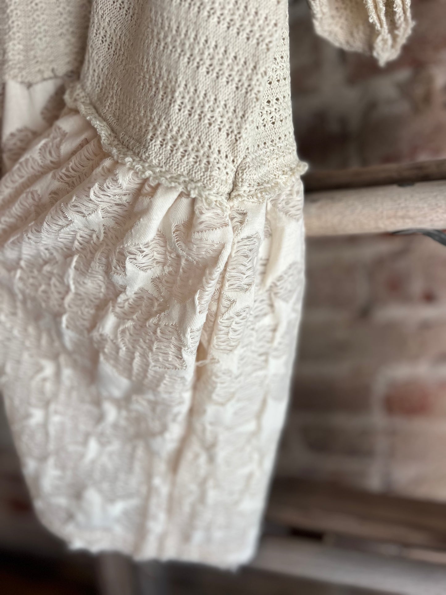 Star Jacquard Flare Top