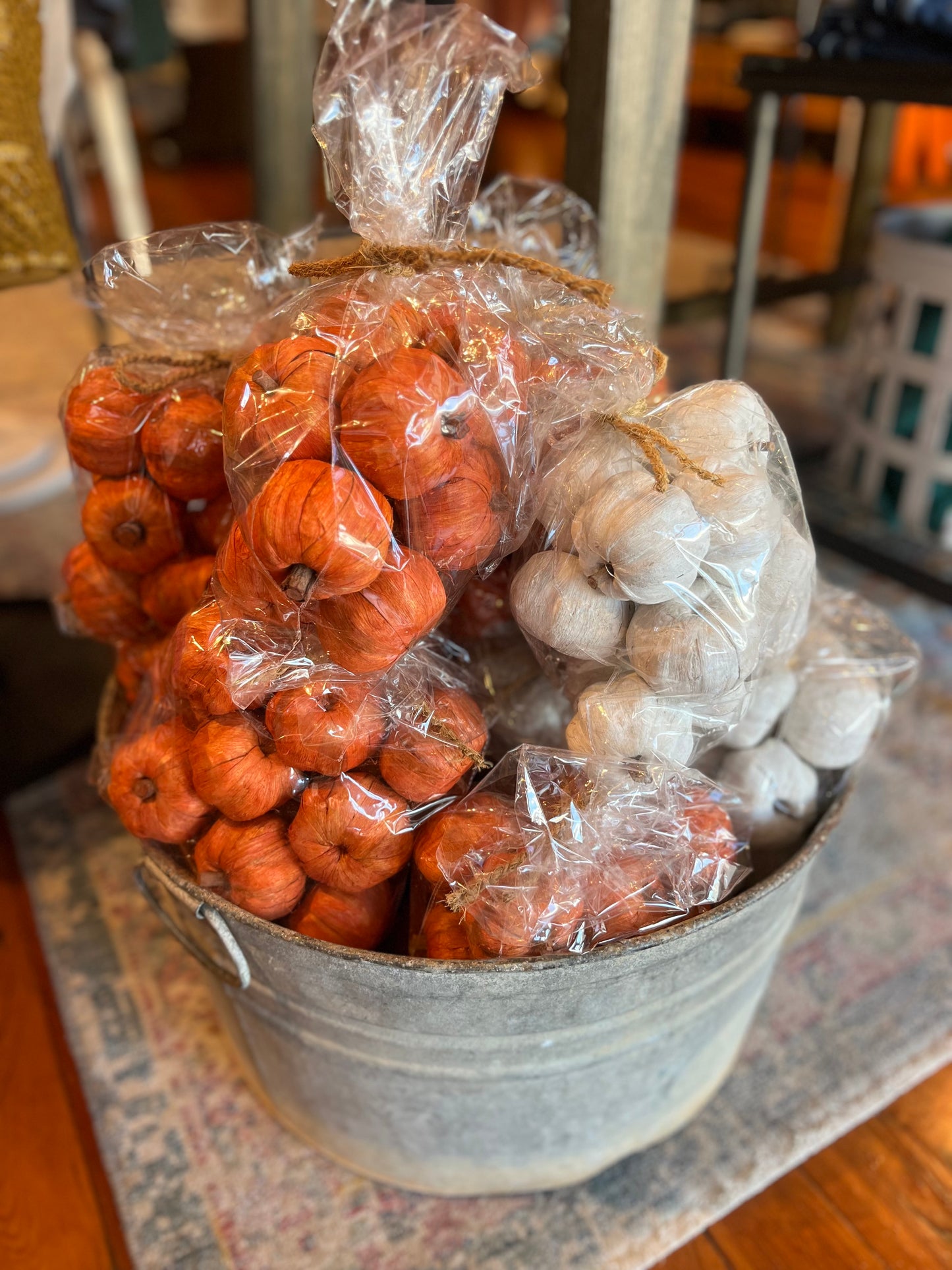 Dried Mini Pumpkins- Orange