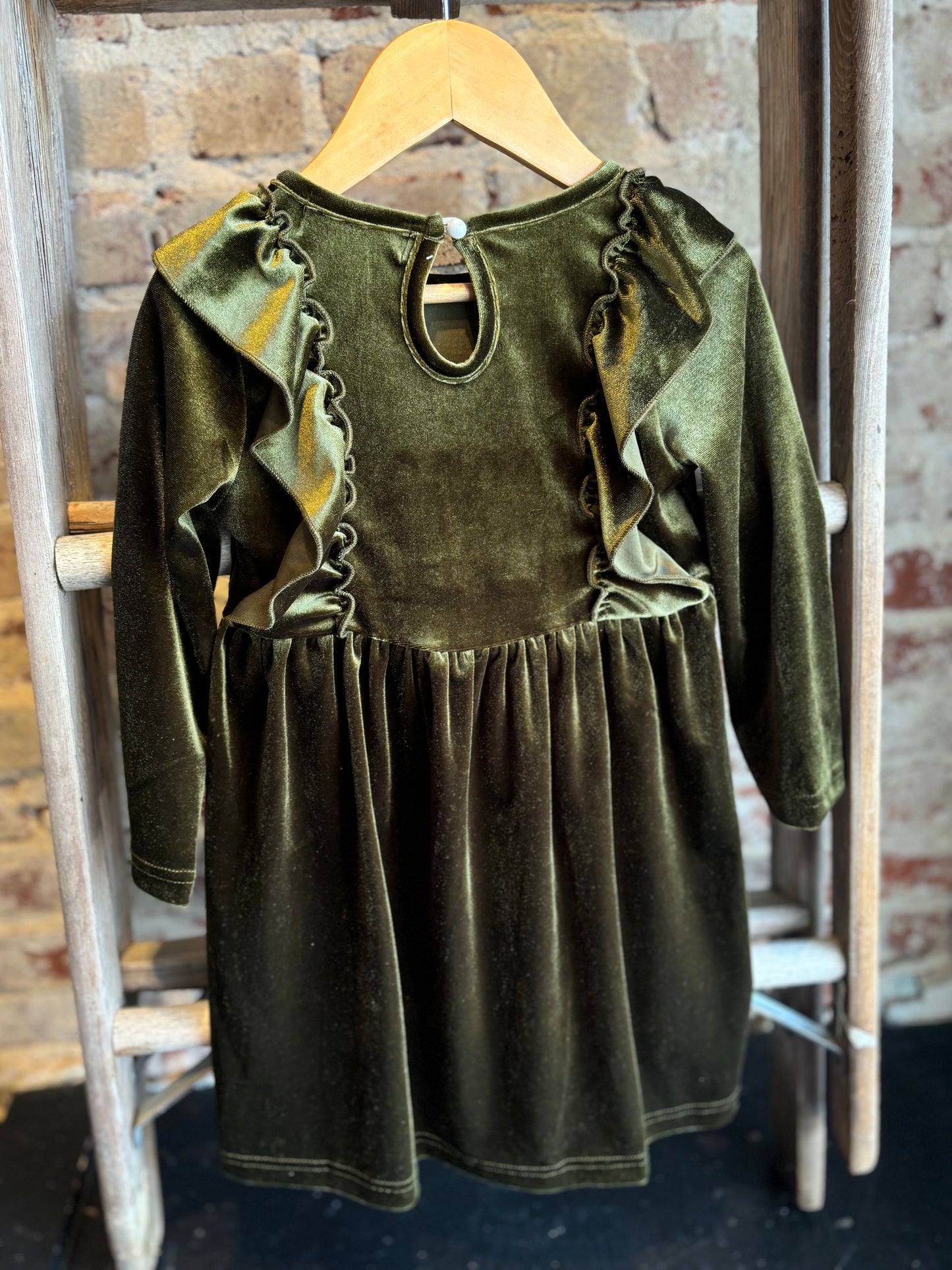 Velvet Bow Dress- Toddler/Kid