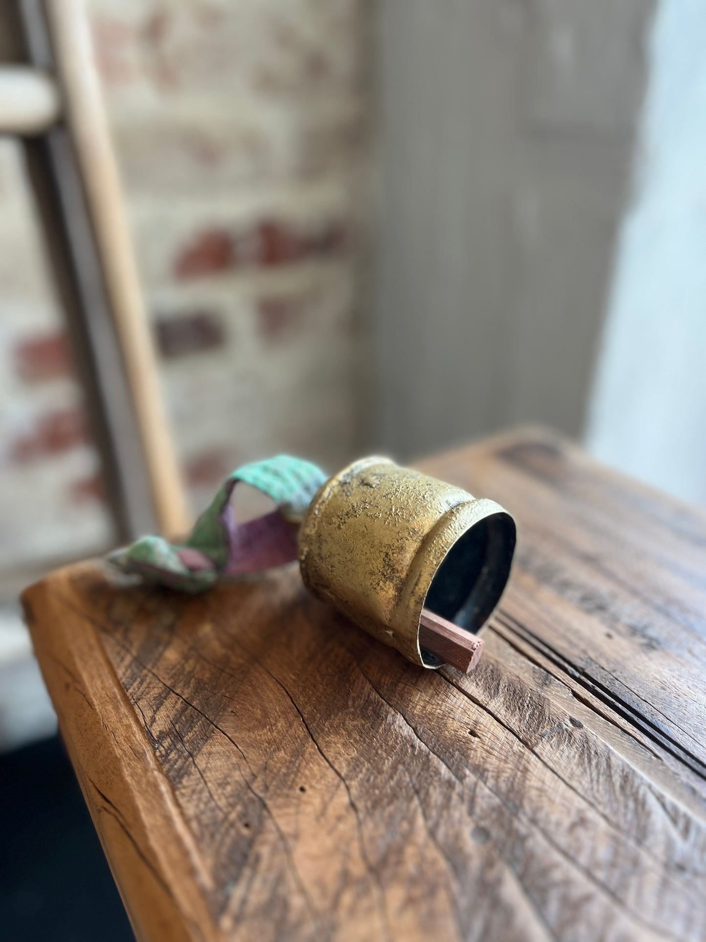 Small Bell w/ Kantha Hanger