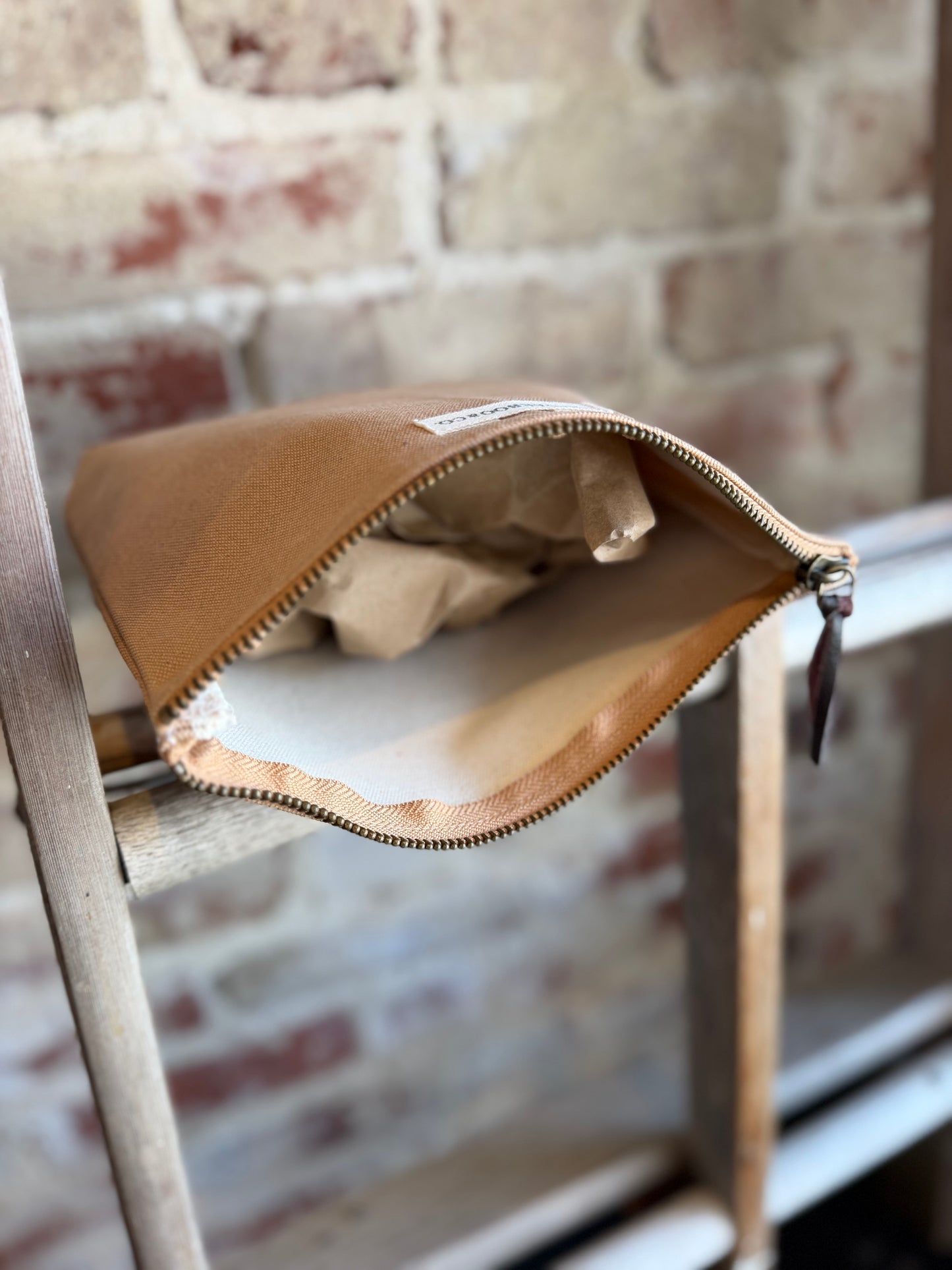 Without A Smile Canvas Zip Bag