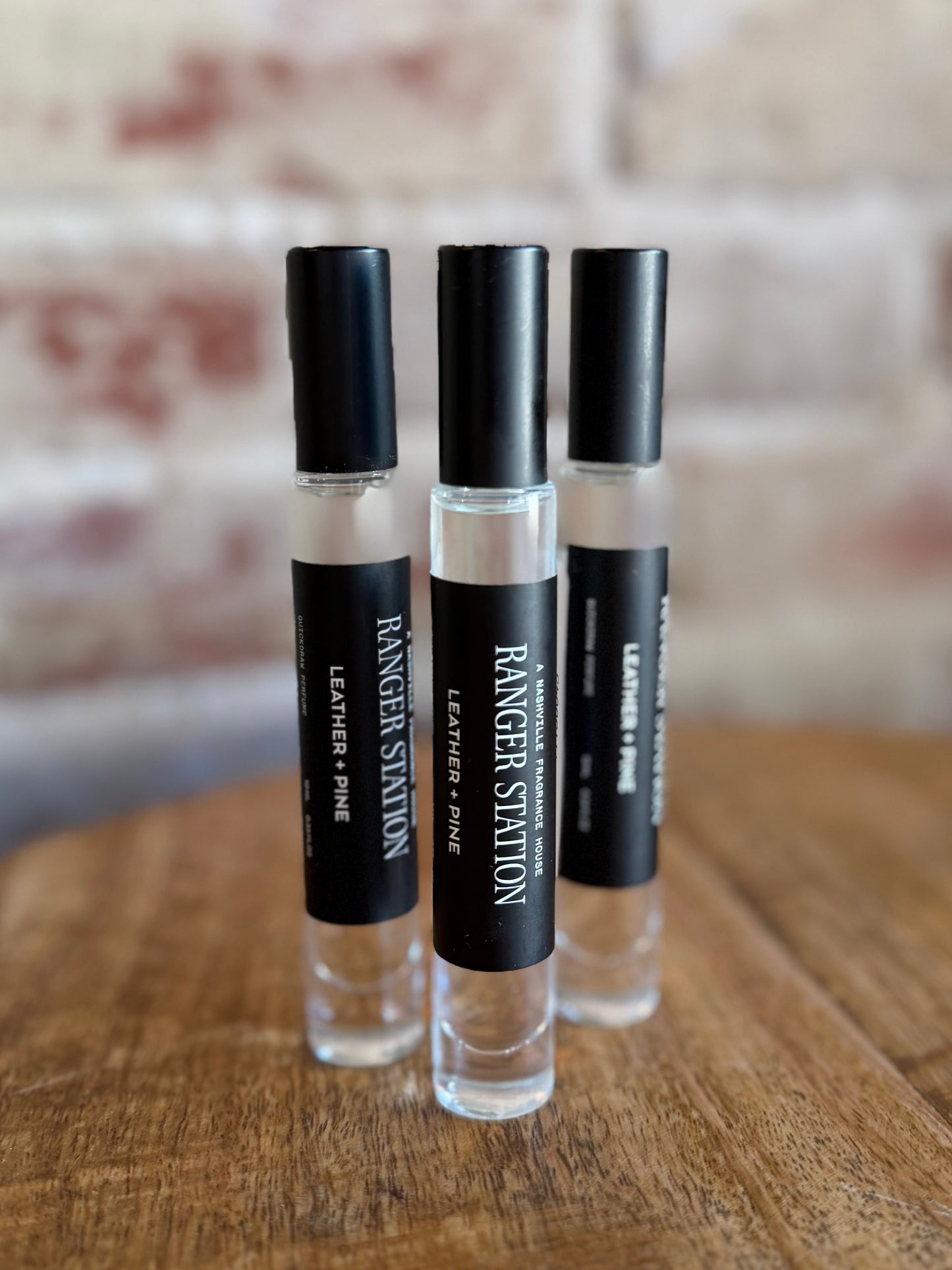 Leather and Pine Roller Perfume