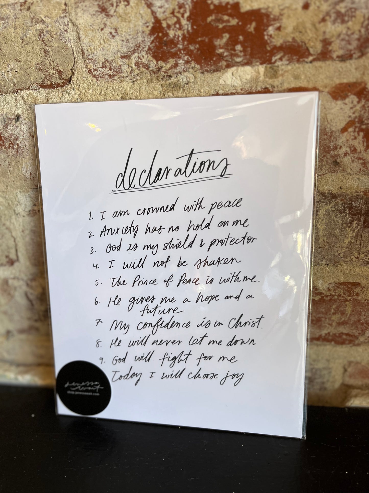 Declarations Print