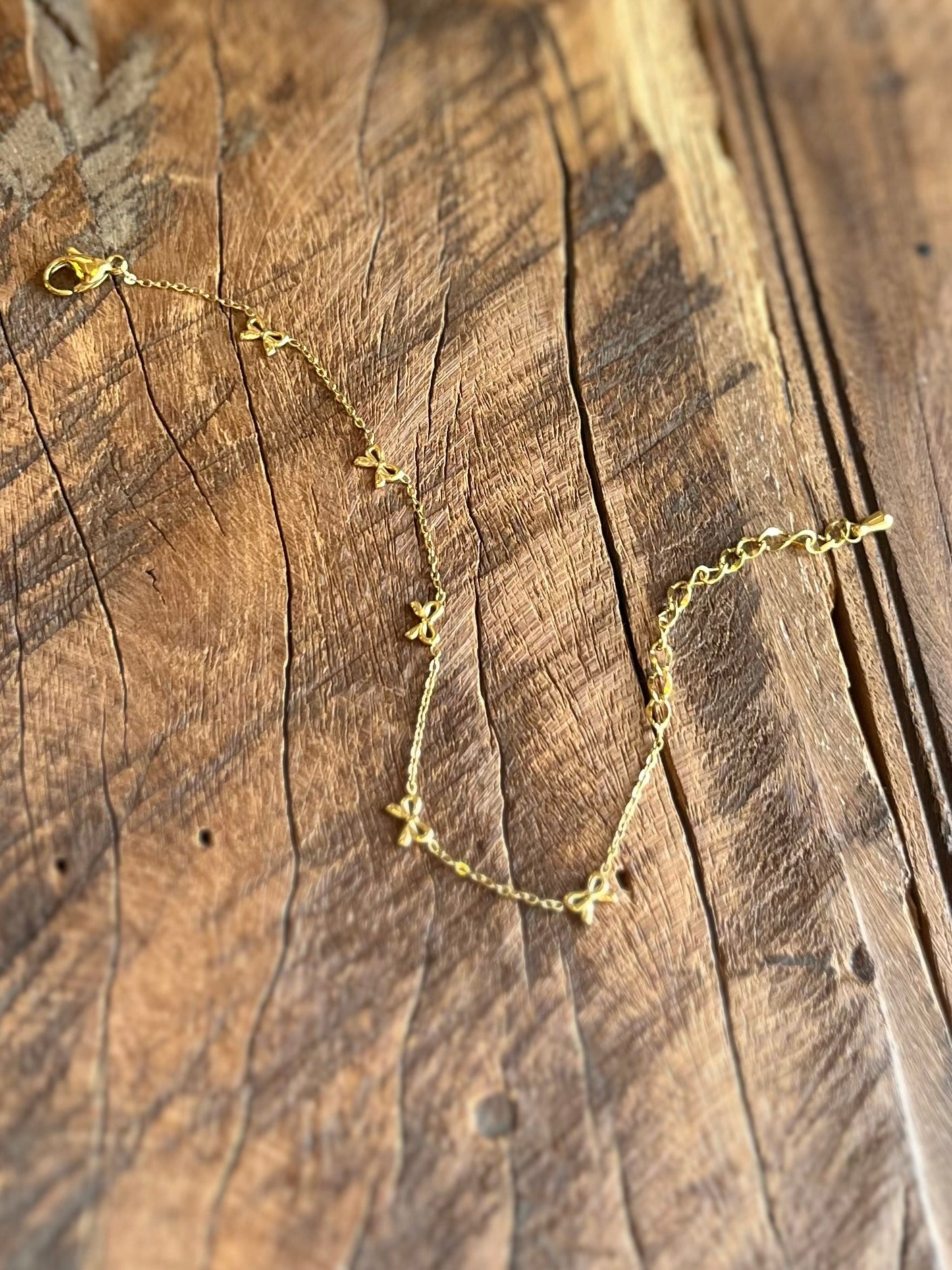 Sweet Bow Bracelet - Gold