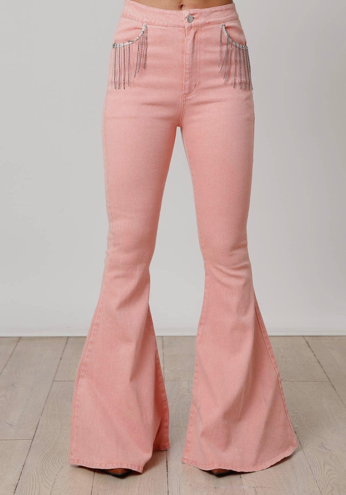 Fringe Jewel Bell Bottoms
