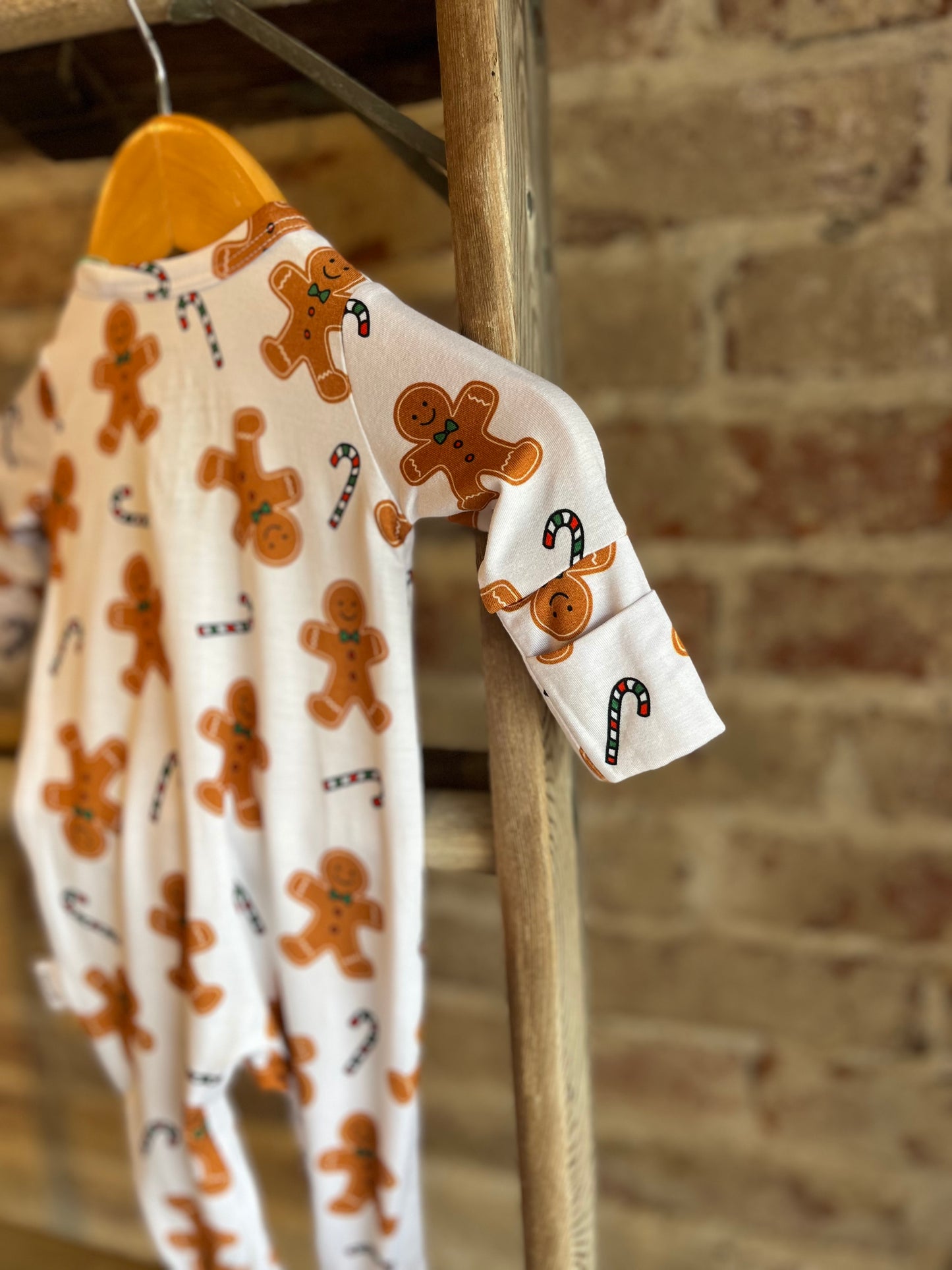 Gingerbread Zip Onesie - Toddler/Youth