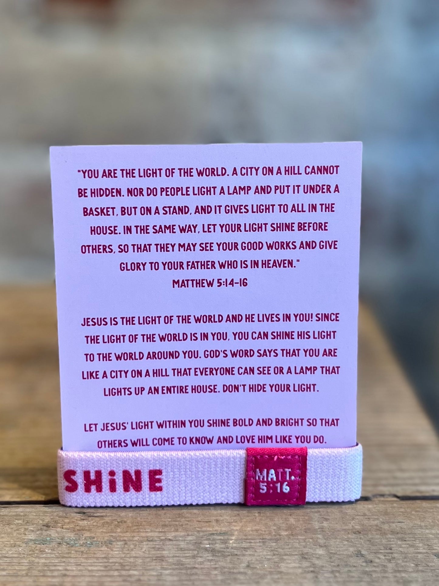 Let Your Light Shine Stretchy Bracelet - Kids