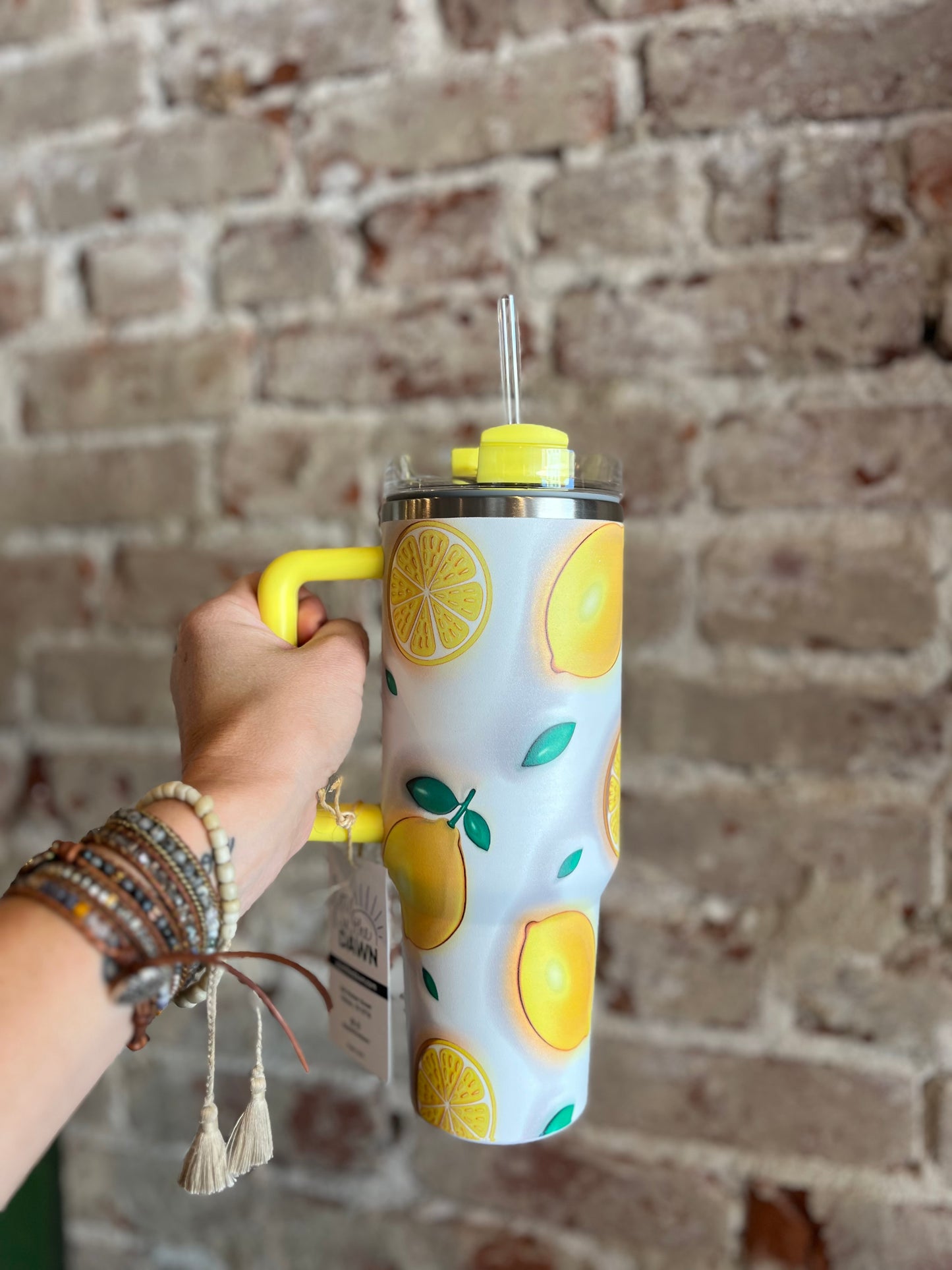 Lemon Tumbler- 40 oz